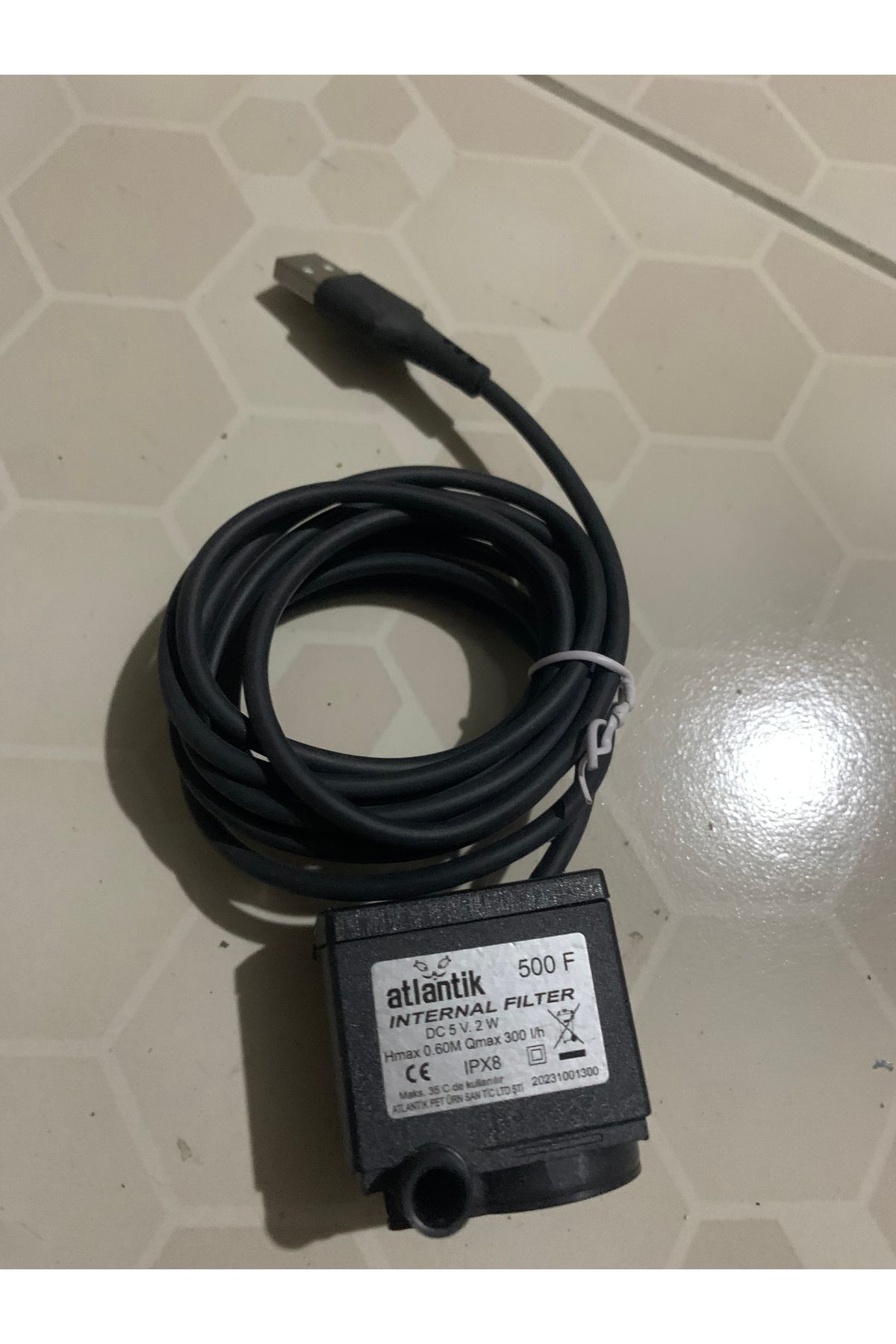 Antikapetshop Kedi - Köpek Su Pınarı Yedek Motoru - USB kablolu