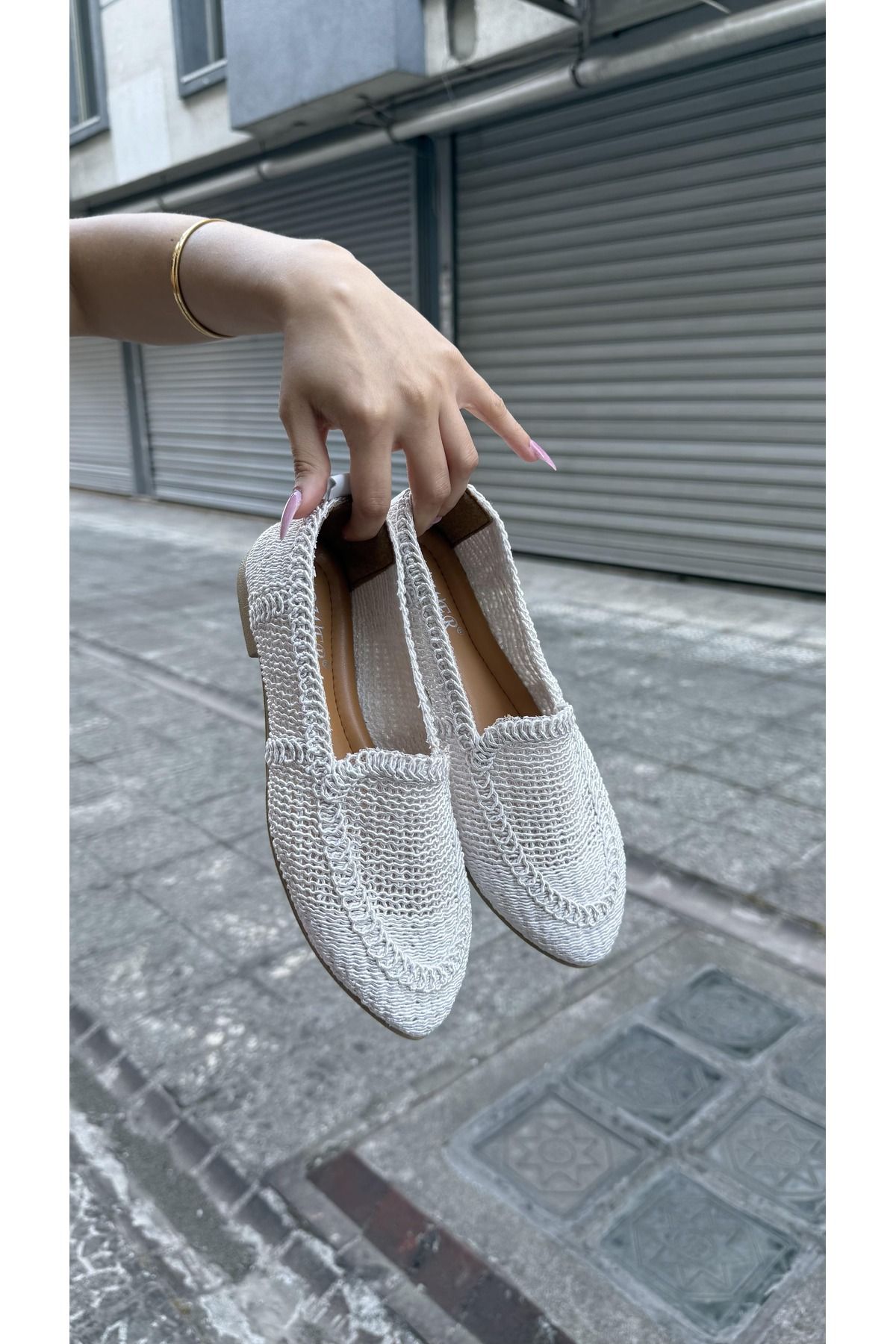 eformoda by emre yılmaz Kadın Hasır Dantelli Babet PW01