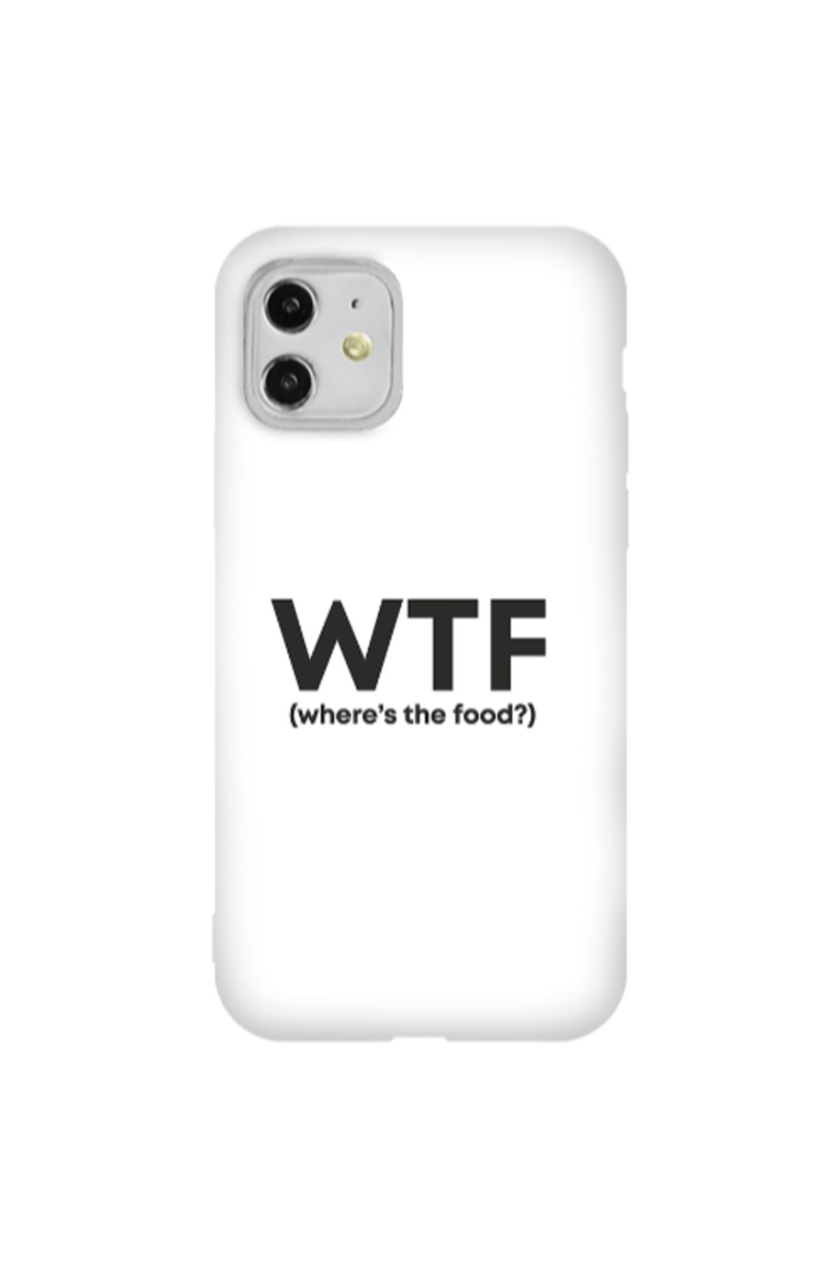 Cach Cach Apple iPhone 11 Wtf Beyaz Renkli Silikon Telefon Kılıfı
