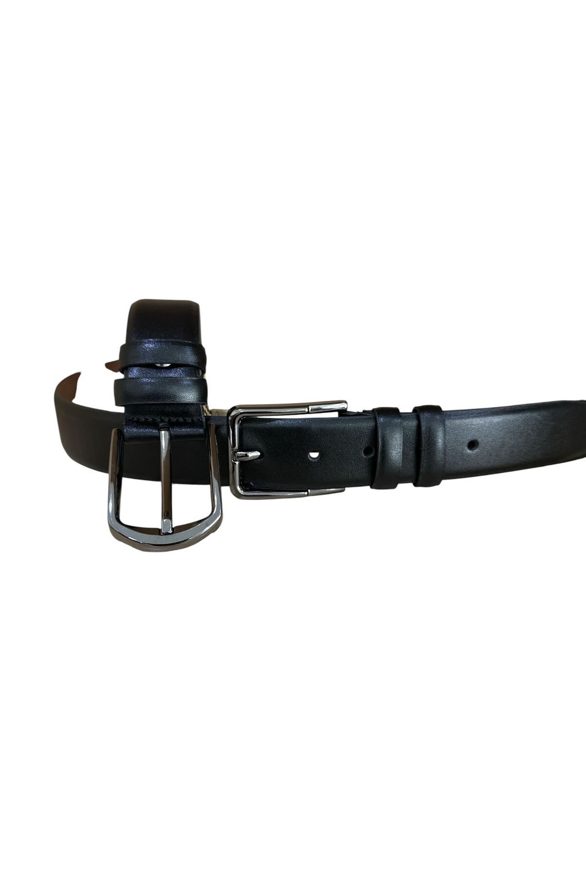 ZIPKIN 1001 LEATHER HAKİKİ DERİ 3.5CM BOMBELİ KEMER
