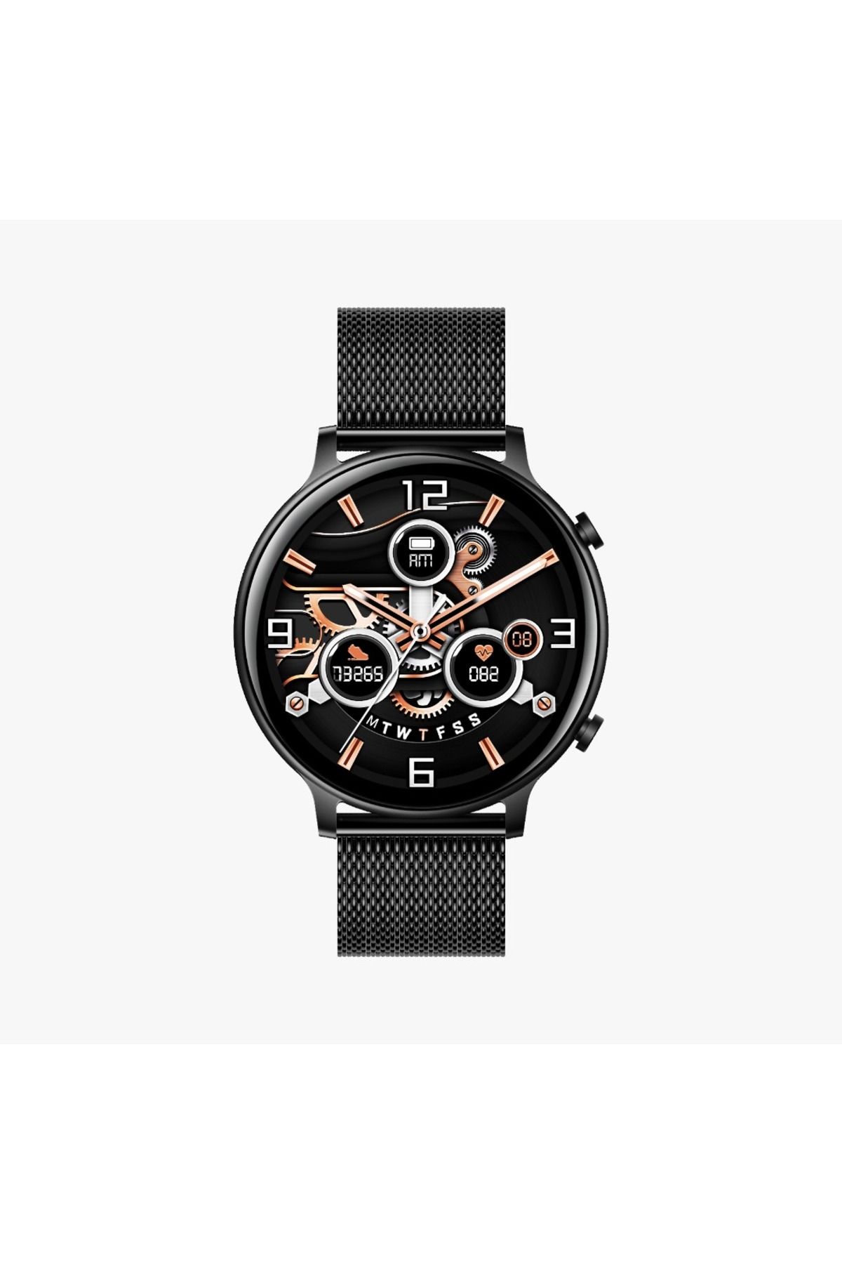 ideal STORE-Ceas SmartWatch Versa idealStore, Dimensiunea Ecran 1.32 inch, Rezistent la Apa, Bluetooth, Monitor 3