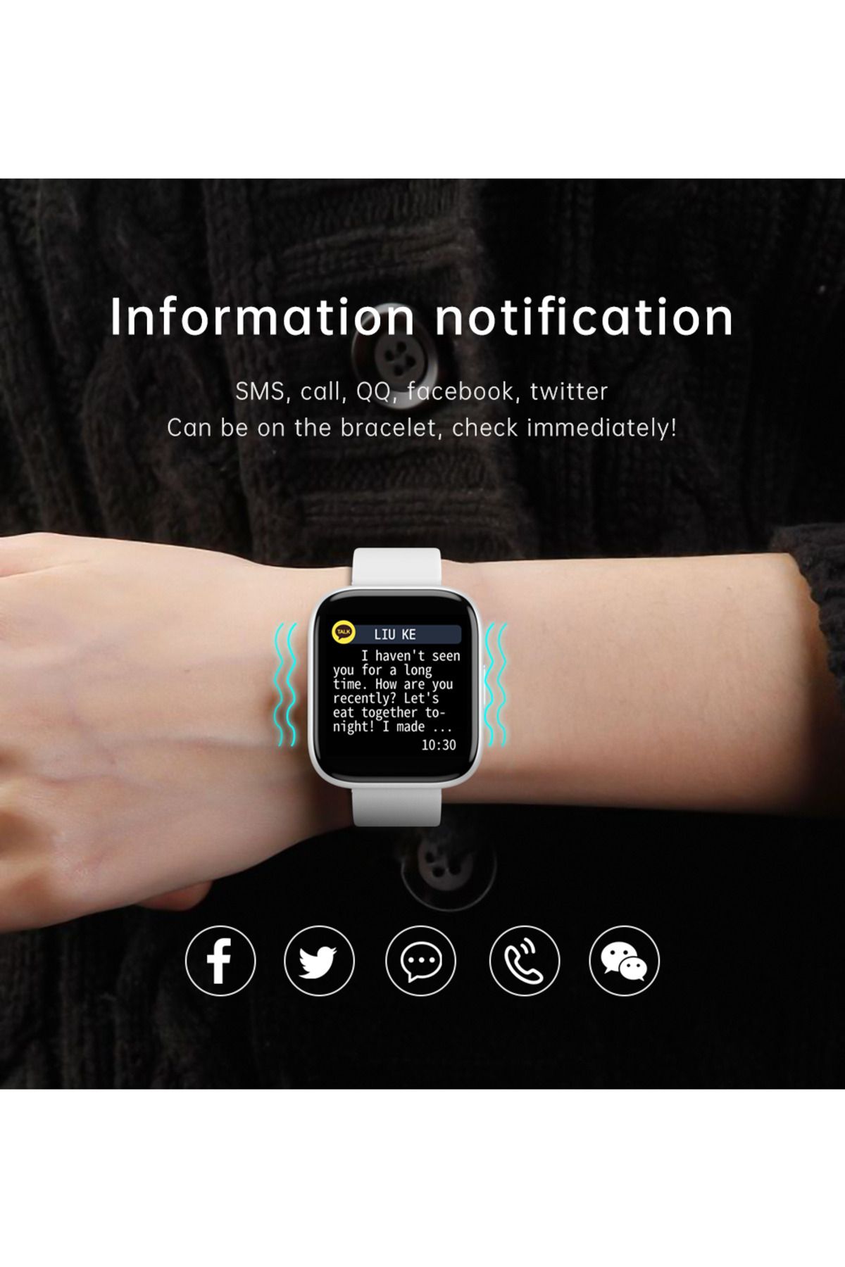 ideal STORE-Ceas Smartwatch TimeS Collection IdealStore, Ecran Tactil 1.55 inch, Preluare Apeluri Bluetooth, Not 4