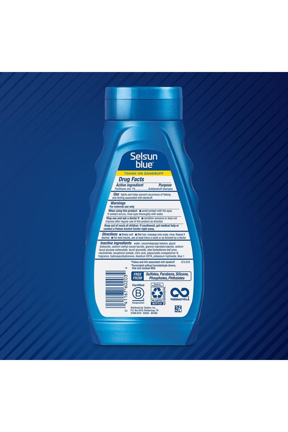 Selsun Blue-Itchy Dry Scalp Anti-dandruff Shampoo, 11 fl. oz, Extra-Hydrating Formula, Pyrithione Zi 3