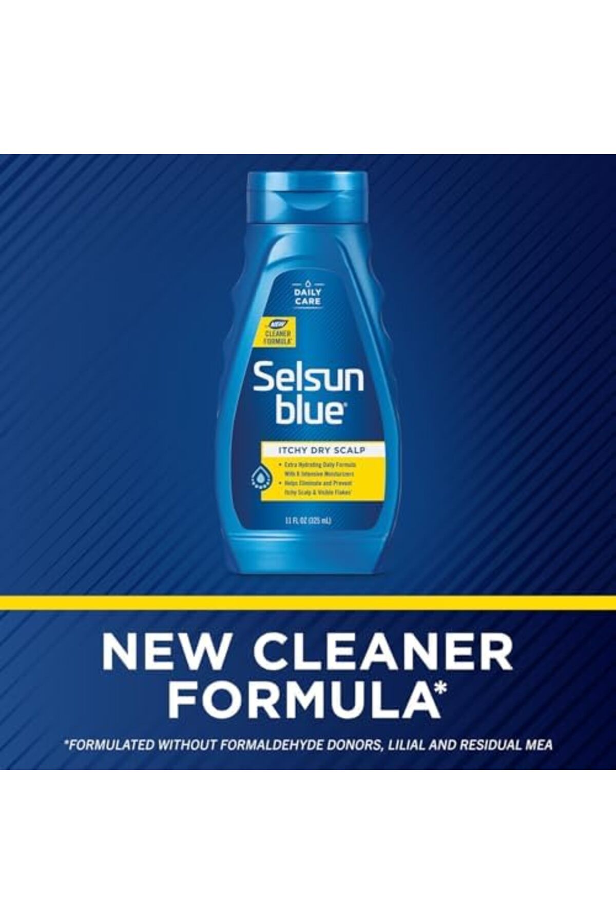 Selsun Blue-Itchy Dry Scalp Anti-dandruff Shampoo, 11 fl. oz, Extra-Hydrating Formula, Pyrithione Zi 6