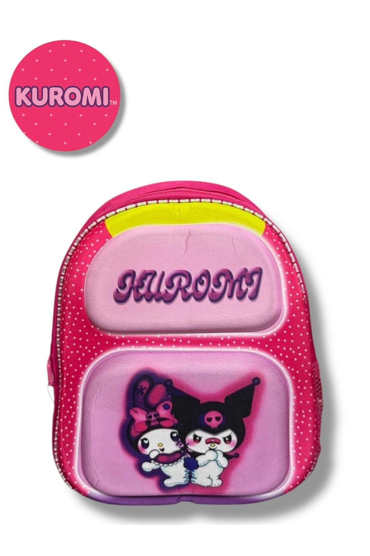 madam gold Kuromi'li anasınıf çantası çift gözlü modelleri cady