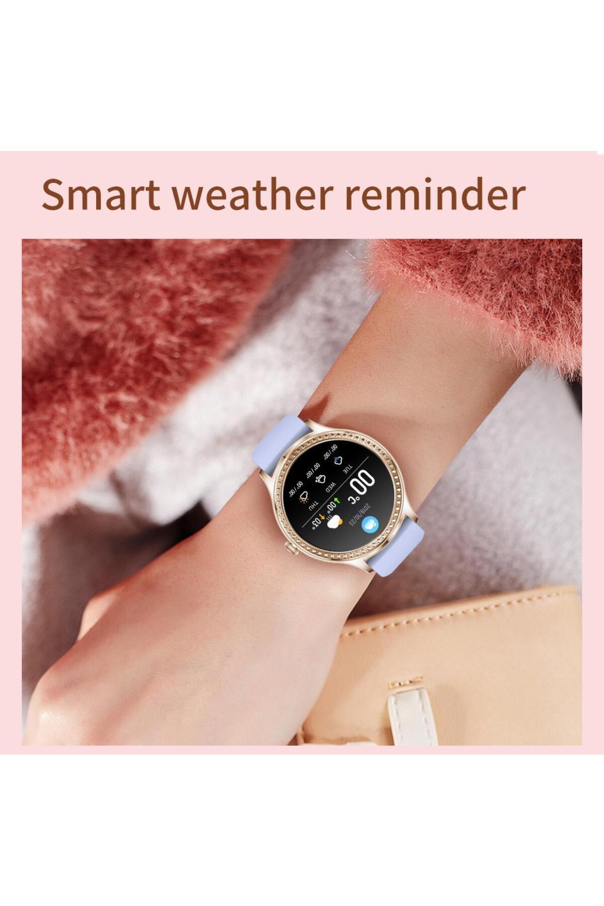 ideal STORE-Smartwatch idealStore LadyWatch, Call Notification, Call Rejection, Message and Notification Display, Mon 3
