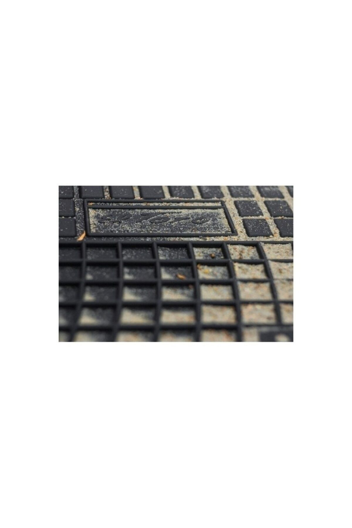 ideal STORE-idealSTORE Rubber Mats for Ford Mustang 2004-2014, Non-Stick Surface, 1cm Border, Pr 3