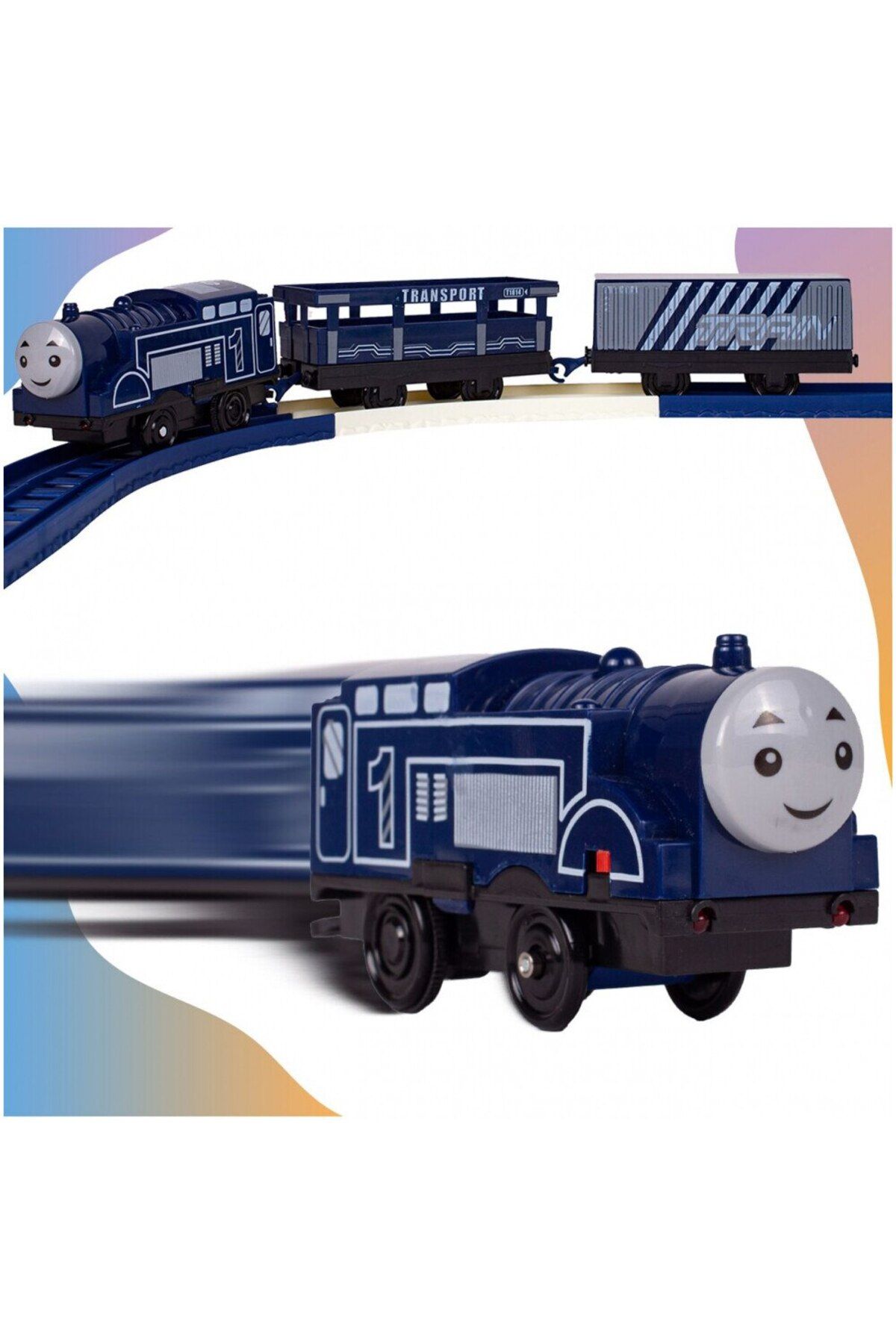 ideal STORE-idealSTORE High Speed ​​Railway Train Electric Circuit, Accessorized with Sounds and Lights, Includes Train 8