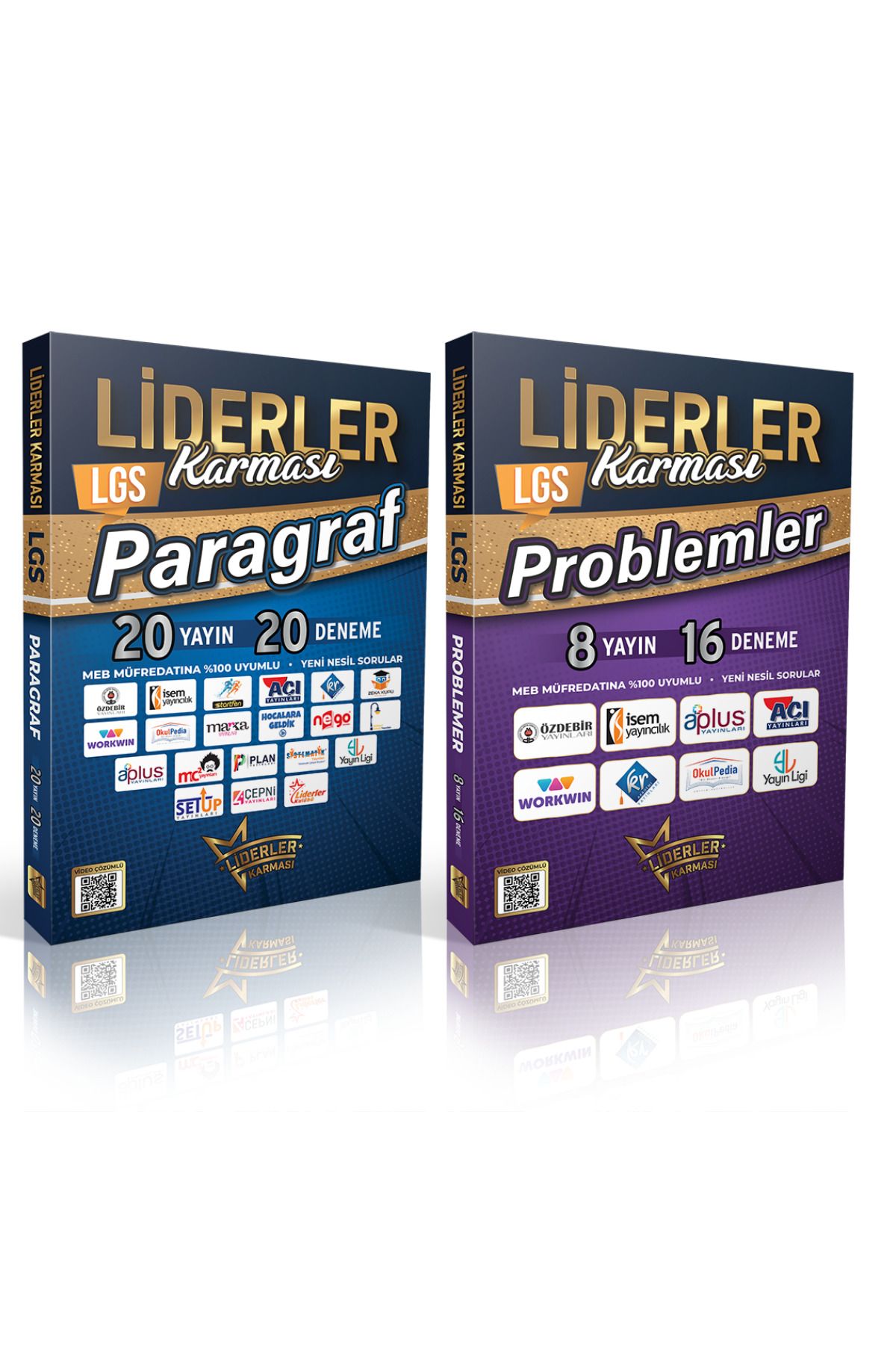 LİDERLER KARMASI 2026 LGS Liderler Karması Paragraf ve Problemler Deneme Seti Toplam 28 Yayın 36 Deneme
