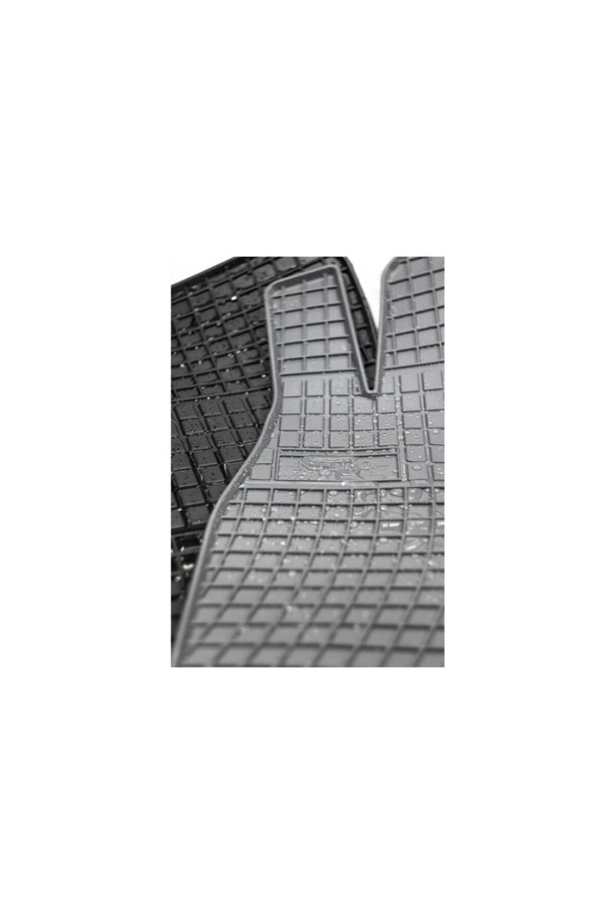 ideal STORE-idealSTORE Rubber Mats for Ford Mustang 2004-2014, Non-Stick Surface, 1cm Border, Pr 7