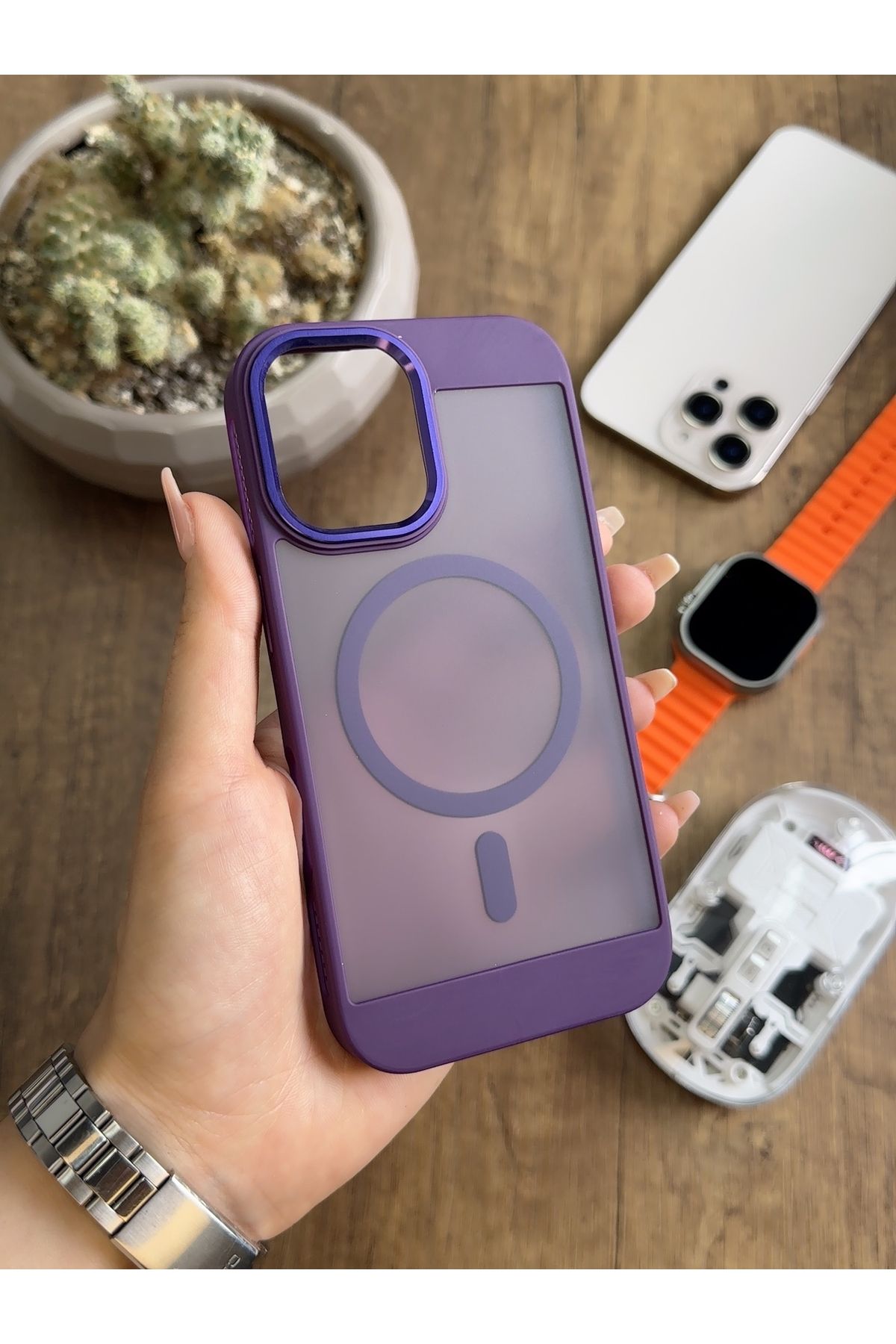 MTL iPhone 16 MagSafe Uyumlu Silikon Kılıf Soocase635