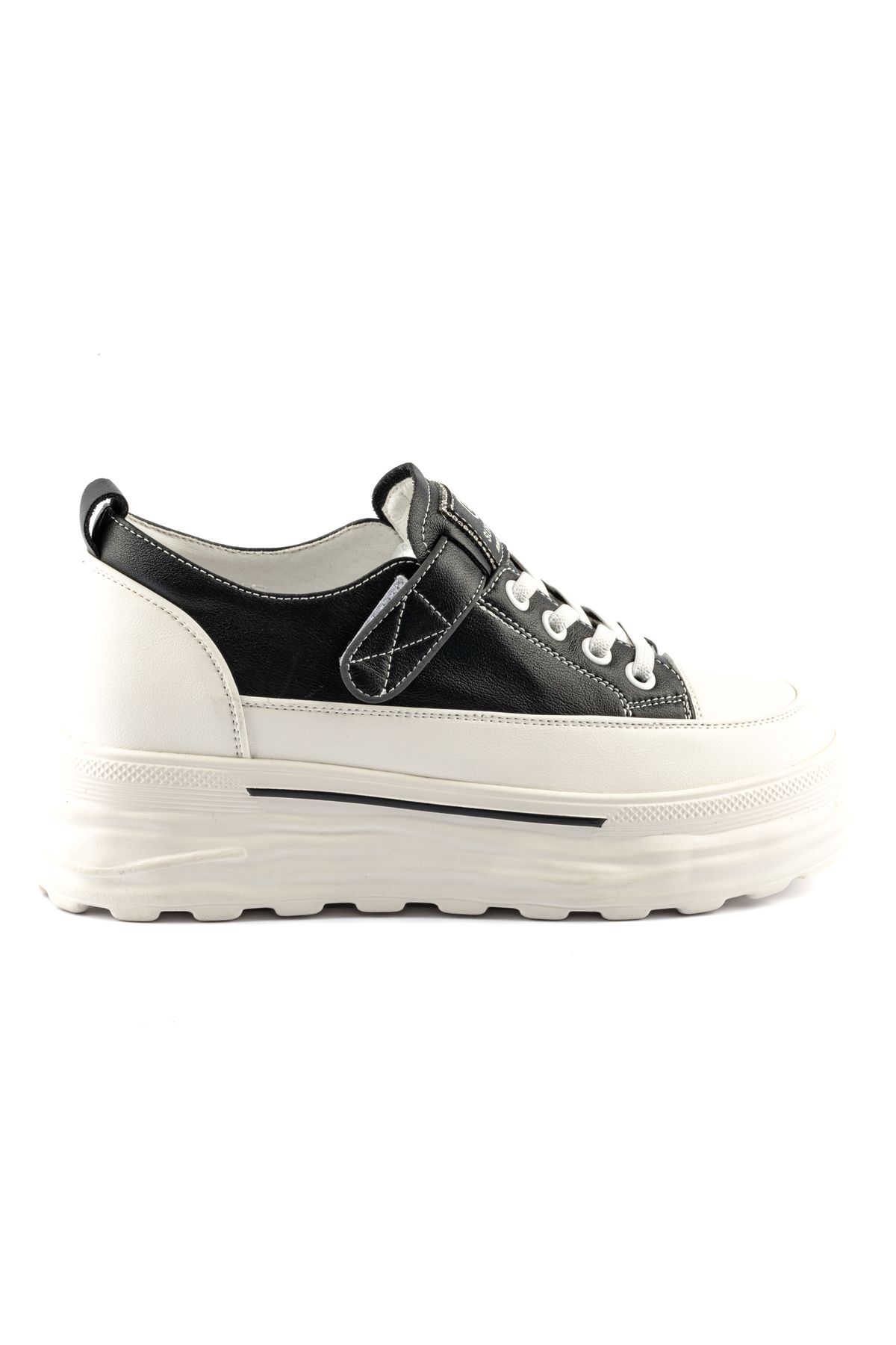 Guja Kadın Kalın Taban Hakiki Deri Sneaker