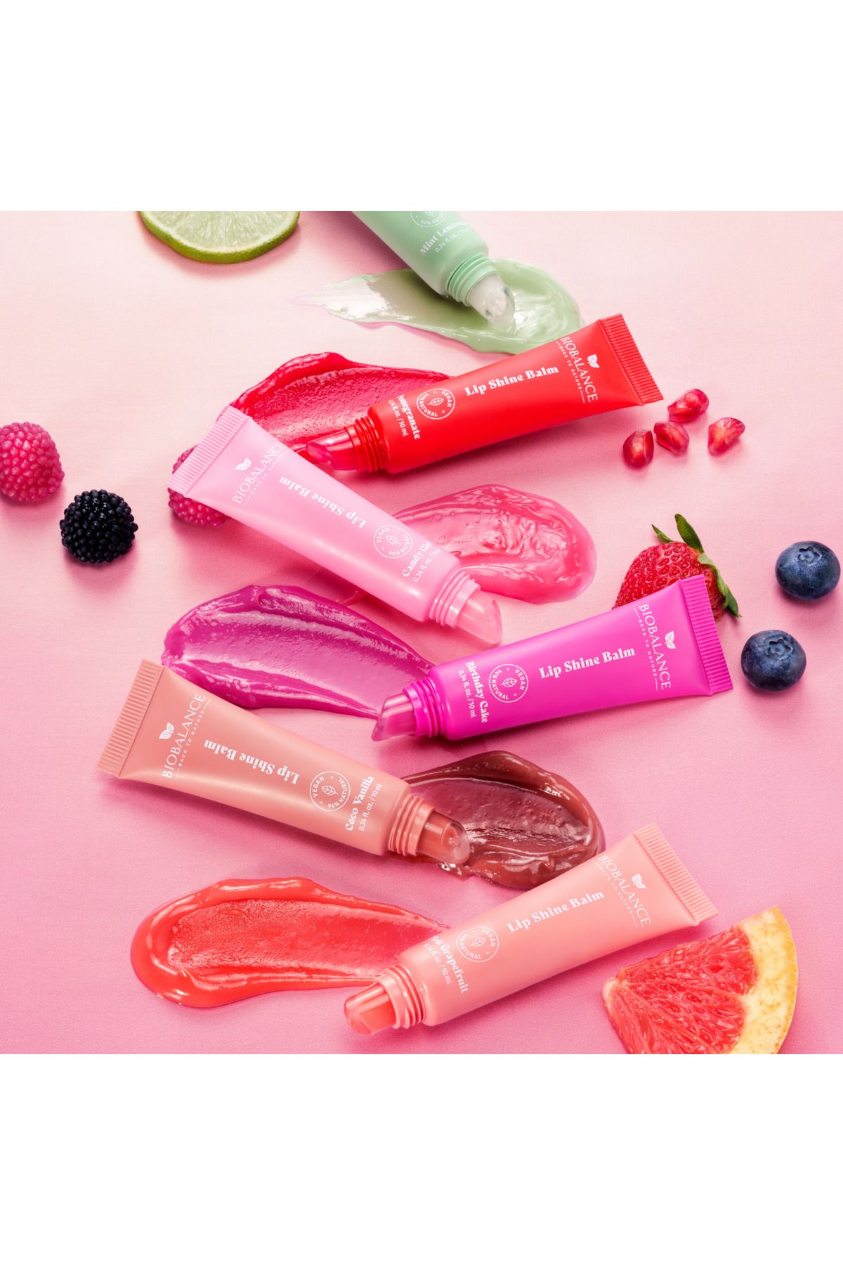 probio balance-Lip balm with glossy effect, Pomegranate, BioBalance, 10 ml 4