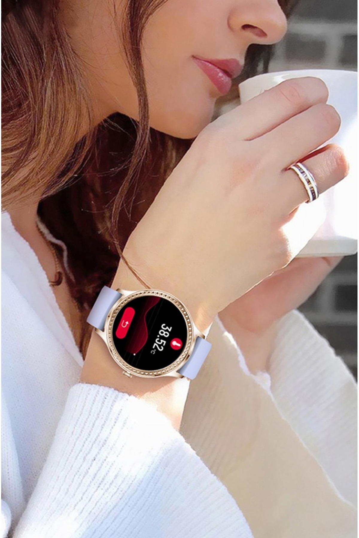ideal STORE-Smartwatch idealStore LadyWatch, Call Notification, Call Rejection, Message and Notification Display, Mon 5