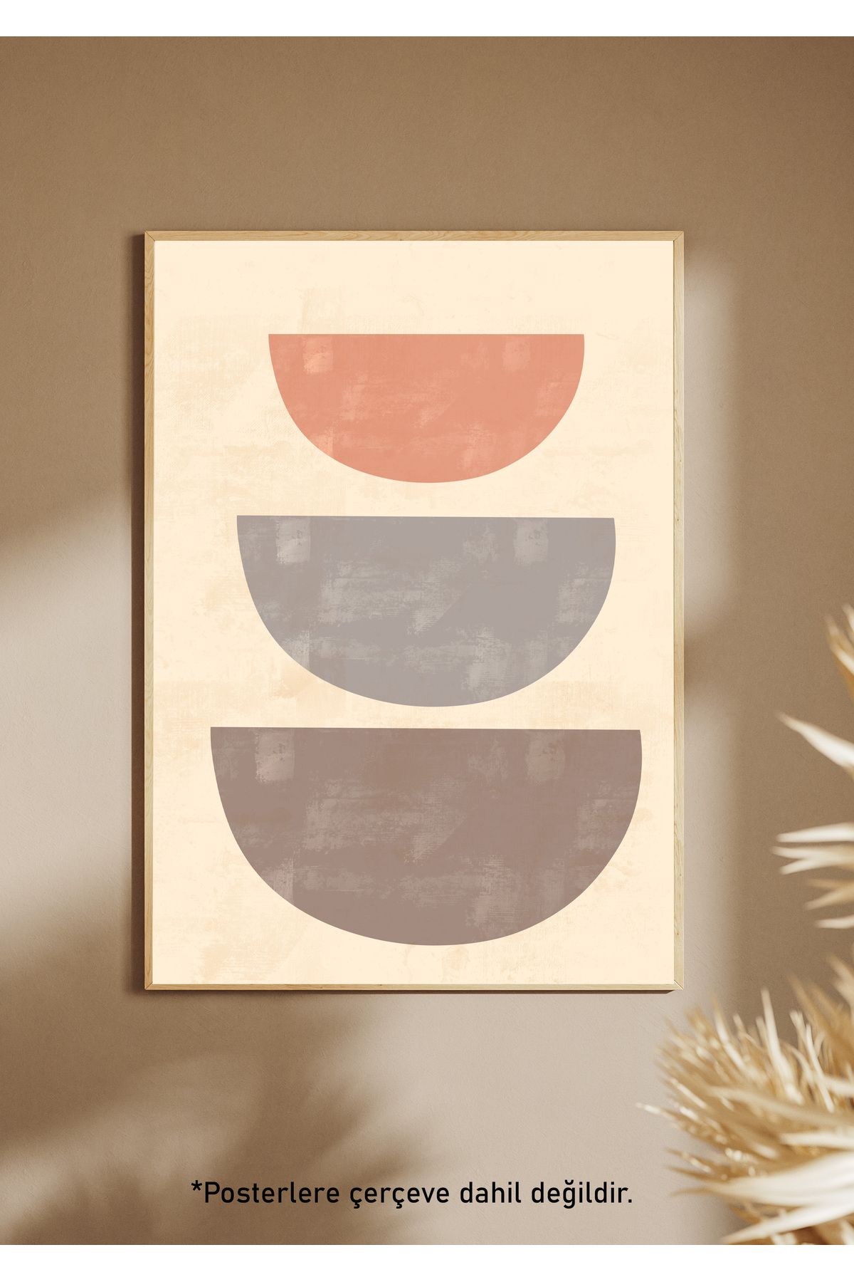 One Little Happiness Bohem Tarzı Poster Estetik Duvar Posteri , Çerçevesiz Poster