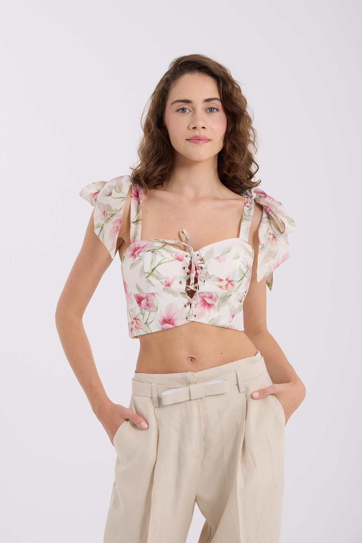 NOK İSTANBUL Flower Whisper Büstiyer DESENLİ