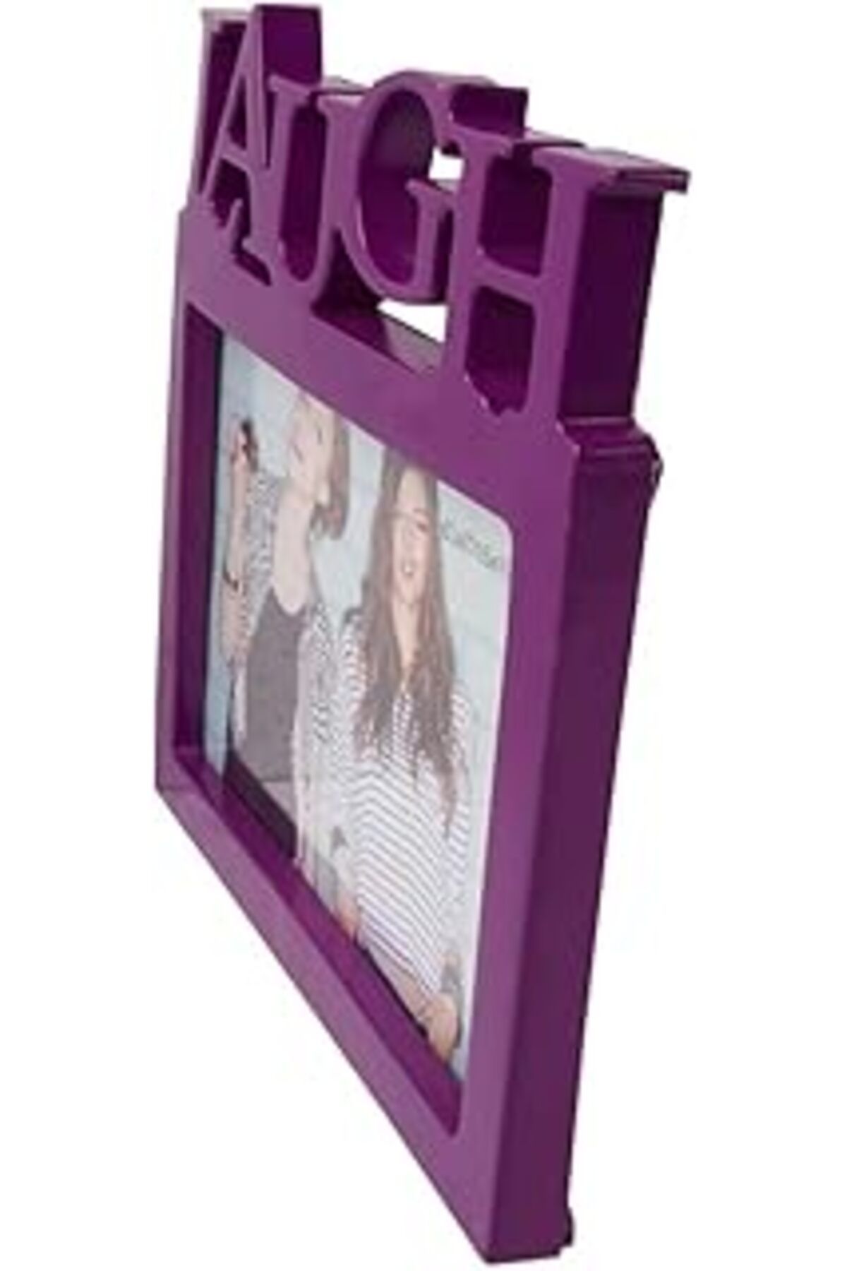 Mu Art Ahşap Nektar Laugh Mor Çerçeve