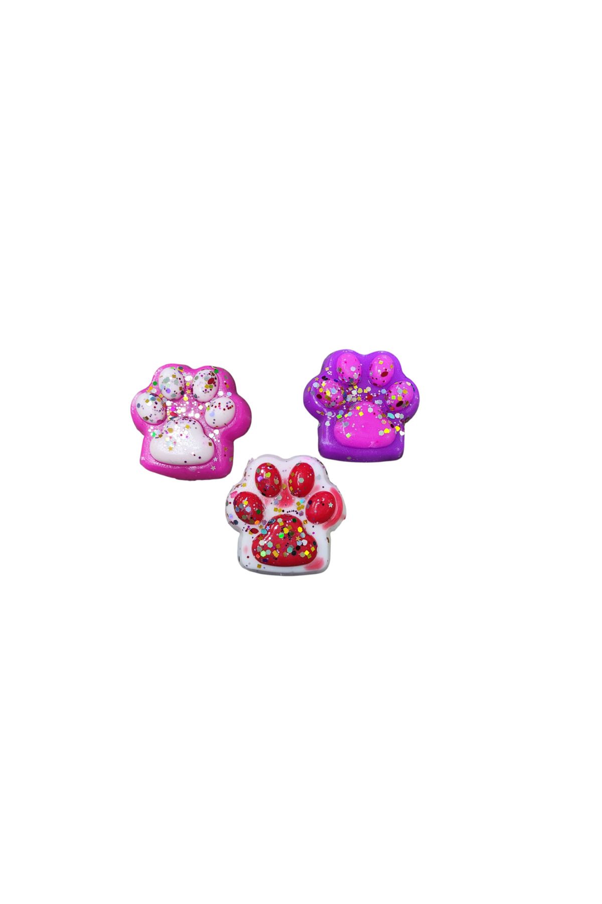 Ayver Mujmuj Oyuncak Yumuşak Squishy Kedi Patisi Sukuşi Stres Atıcı Eğlenceli Oyun 1 Adet