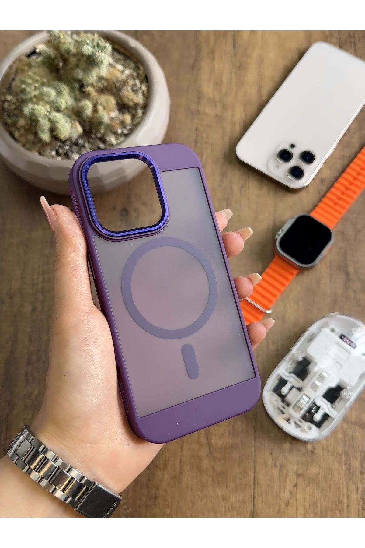 MTL iPhone 16 Pro MagSafe Uyumlu Silikon Kılıf Soocase635