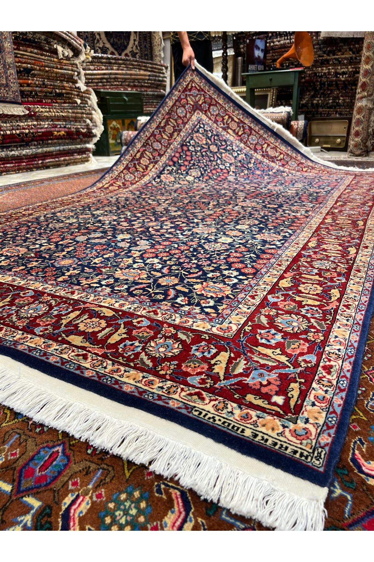 RD RAMAZAN DAĞ EL HALI SANATI El Dokuma Hereke Halısı 100.Yıl Serisi Sümerbank Dokuma Ebat 240x150