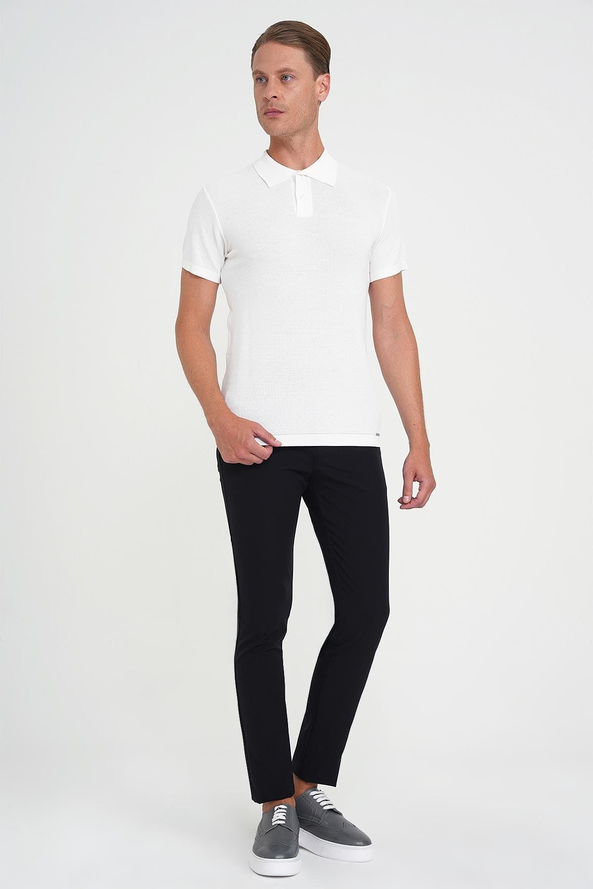 Efor P 1197 PANTOLON SLİM FİT SİYAH CASUAL