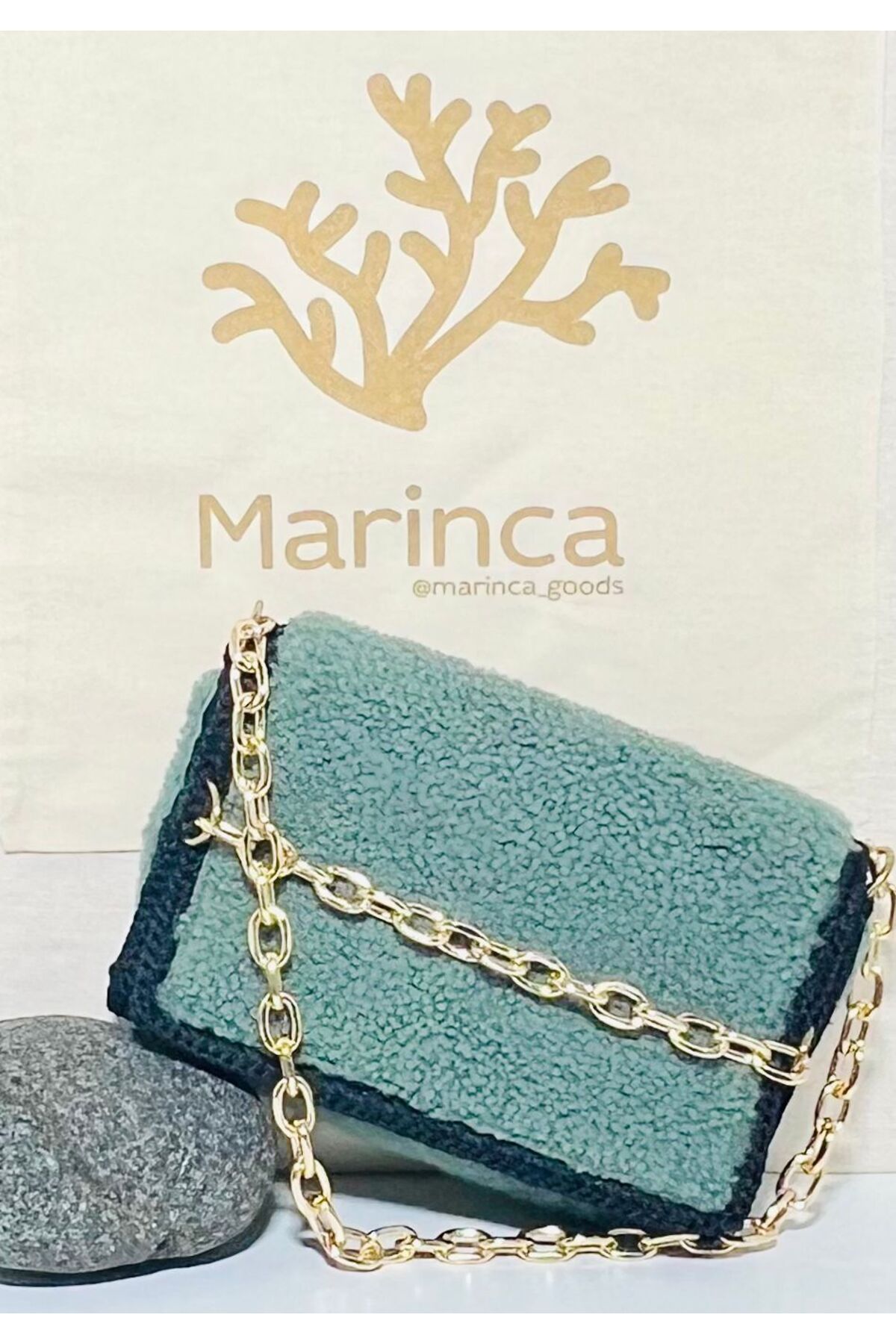 Marinca Pecora Hakiki Gerçek Deri Omuz El Çantası