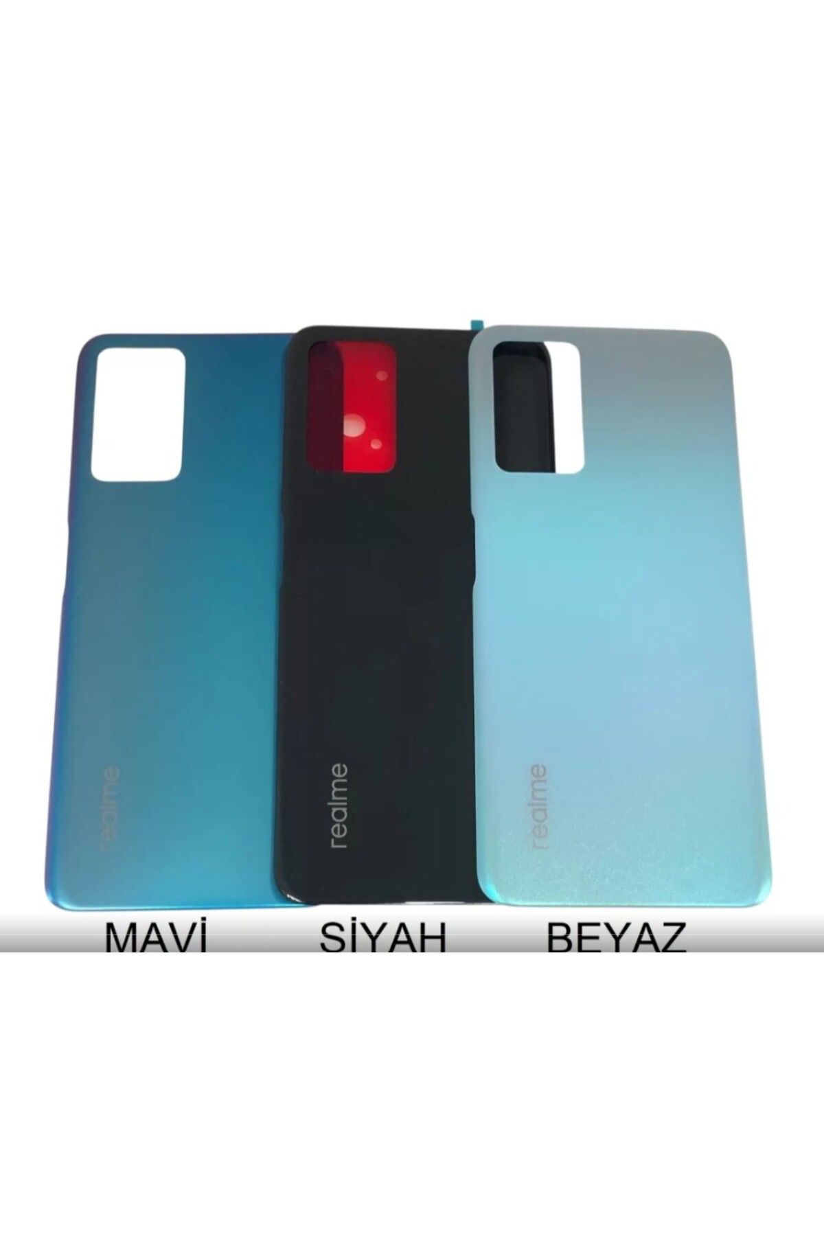 AXYA Realme 9i (RMX3491) Arka Kapak Pil Kapağı Siyah