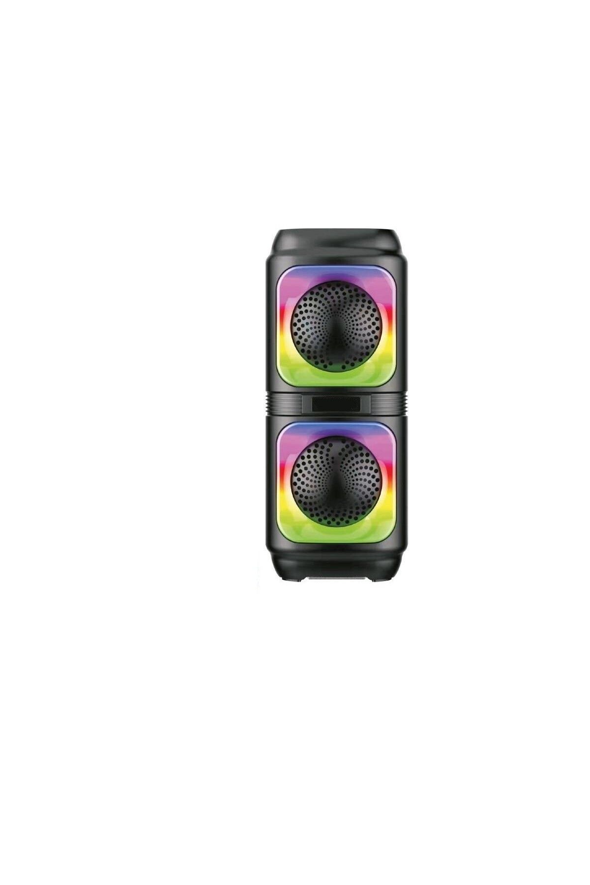Başkenttekno Siyah Wireless Tws Rgb Renkli Bluetooth Hoparlör