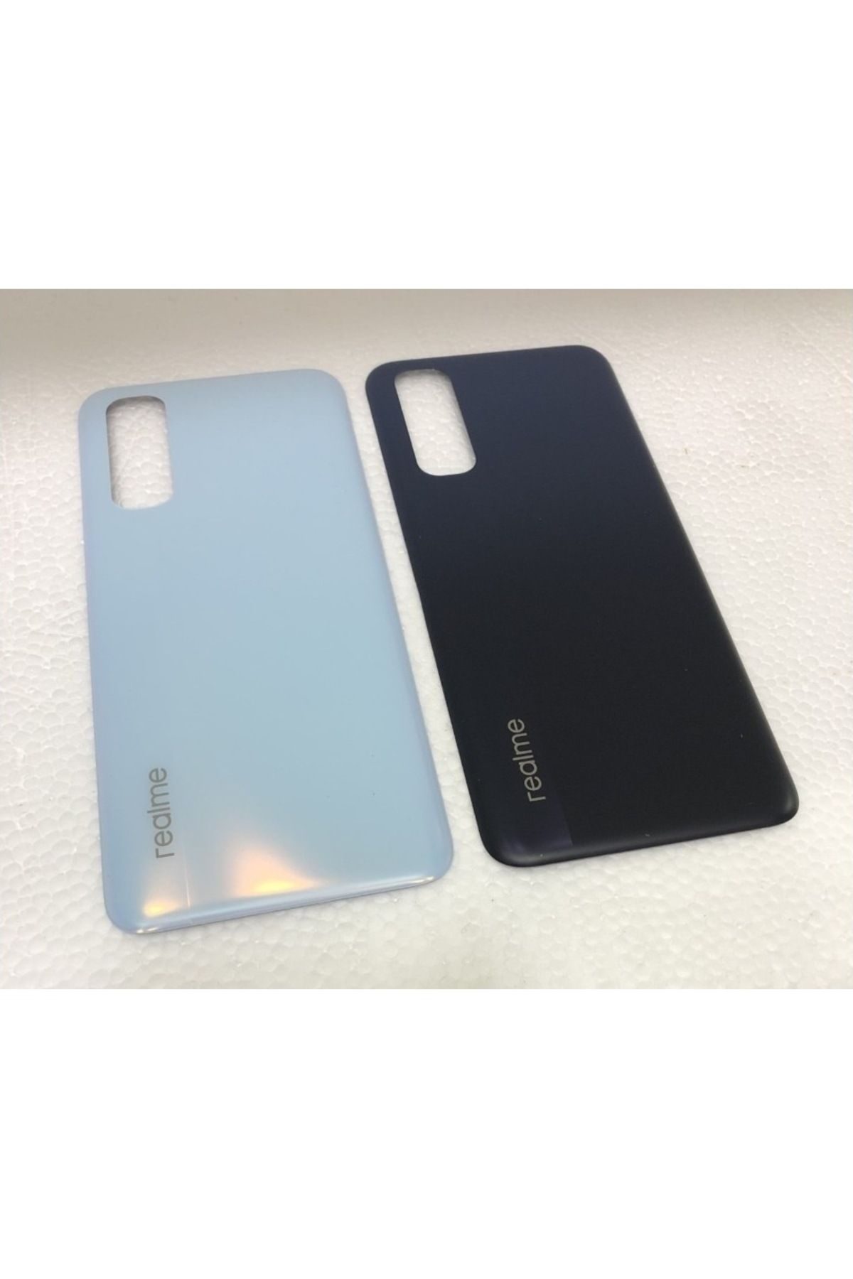 AXYA Realme 7 Rmx2151 Arka Kapak Pil Kapağı Mavi