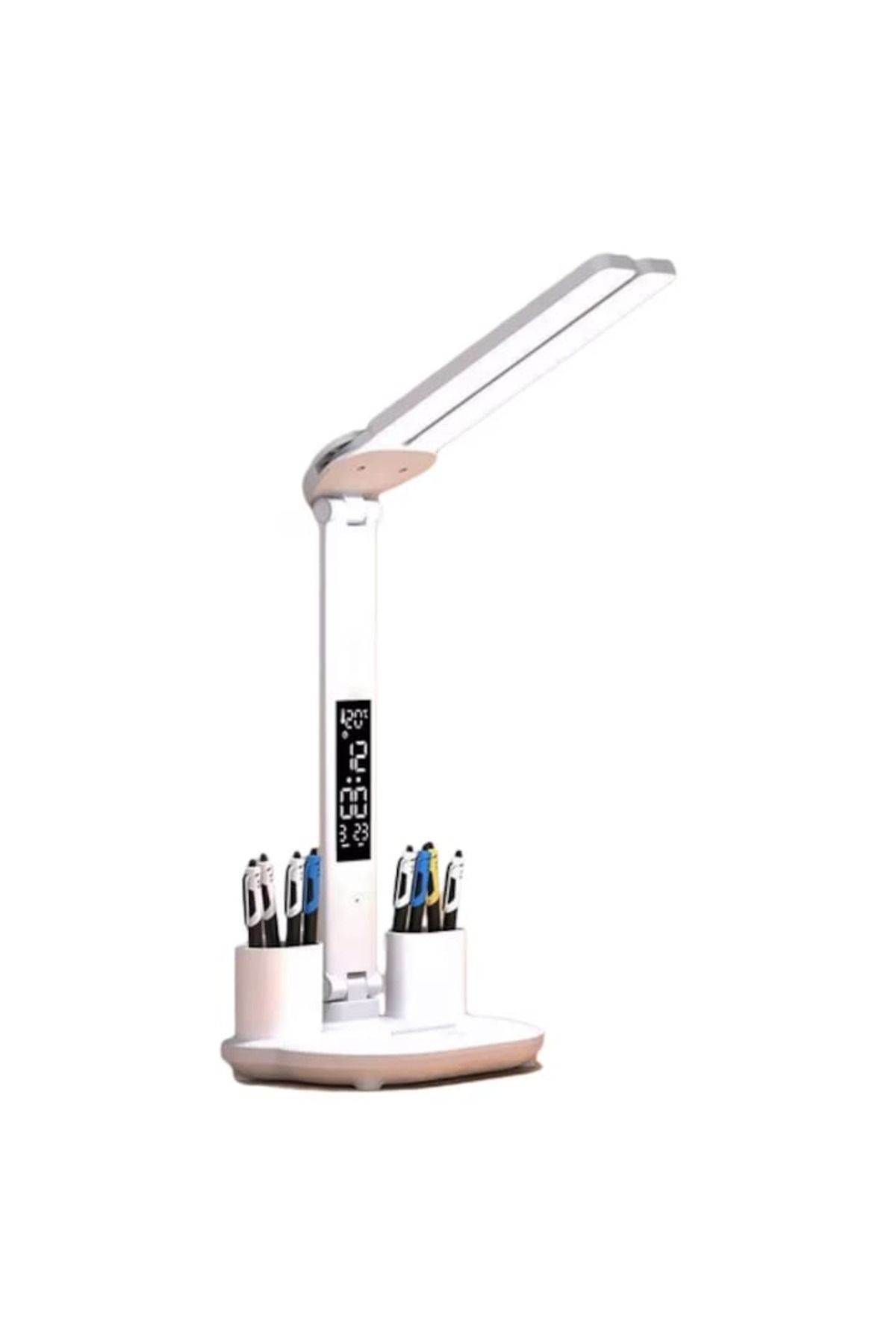 victiny-LED Desk Lamp VICTINY® with Pen Holder, Temperature, Time, Date, 3 Modes and 5 Intensities, Foldabl 2