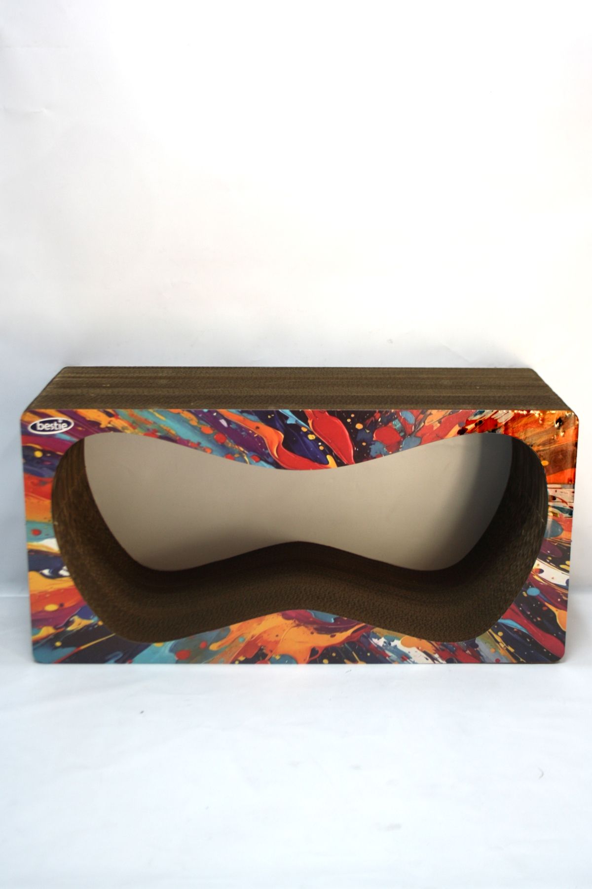 Bestie-Mega Set of 2 - Cat Scratching Sofa Cardboard Cat Scratching Horizontal Scratching 3