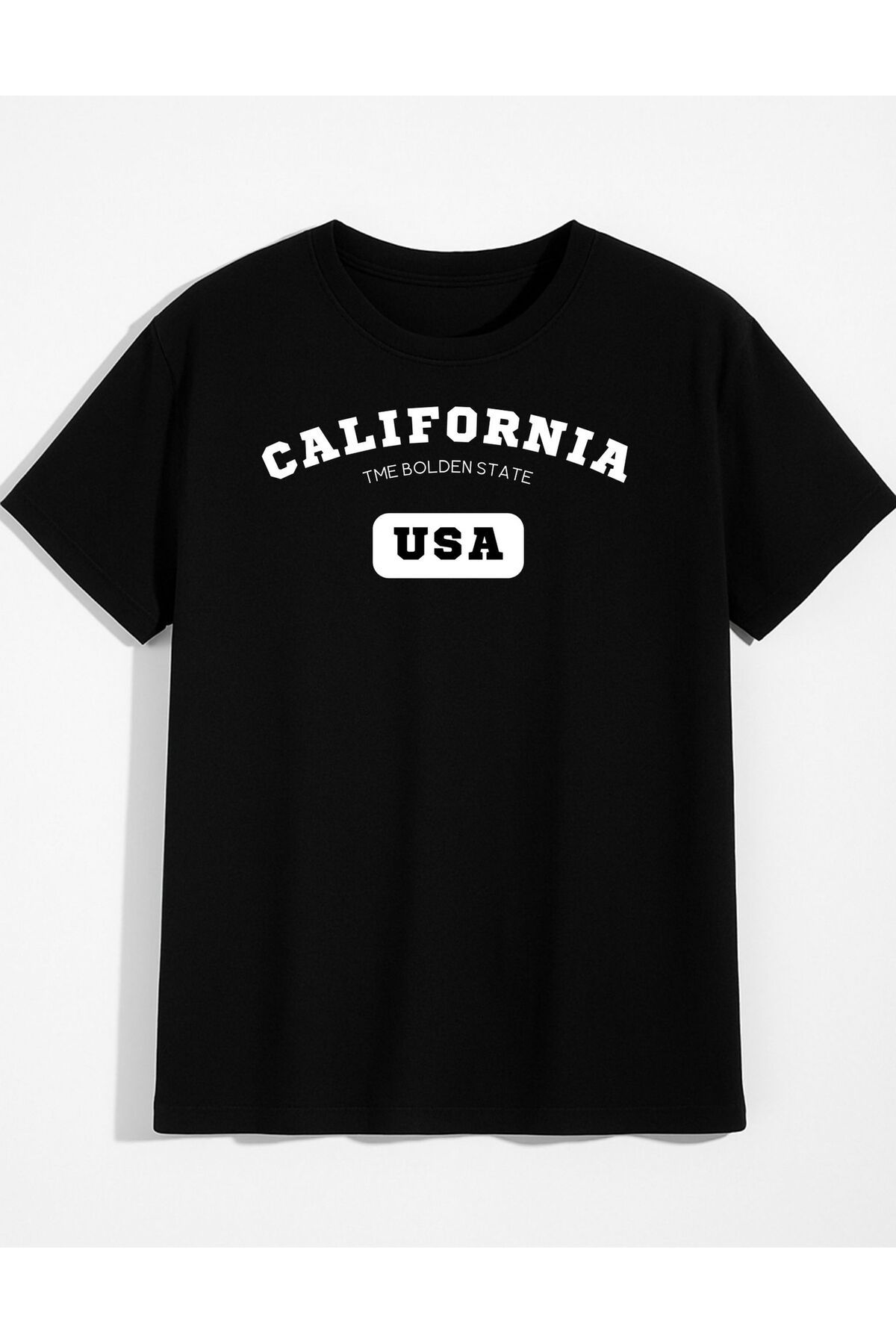 AFROGİYİM Unisex California Baskılı T-Shirt