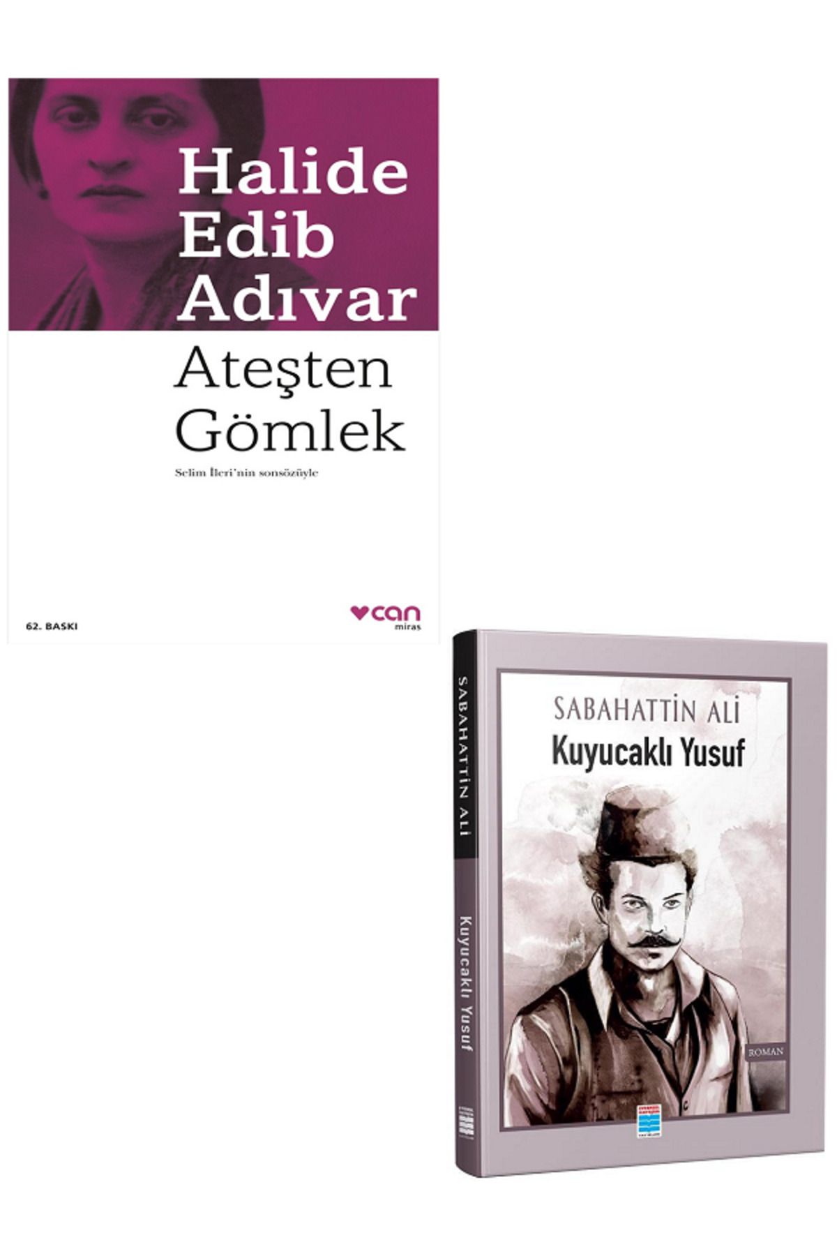 Evrensel İletişim Yayınları Ateşten Gömlek + Kuyucaklı Yusuf / 2 KİTAP SET