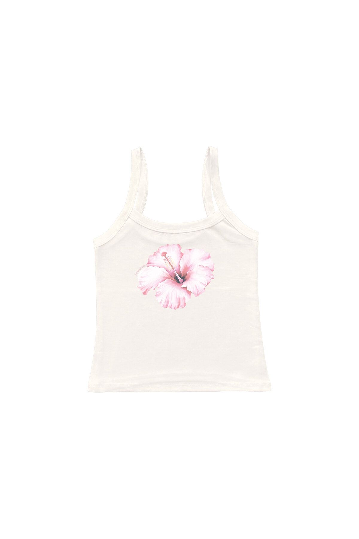 lethestudios Hibiscus Baskılı Askılı Üst
