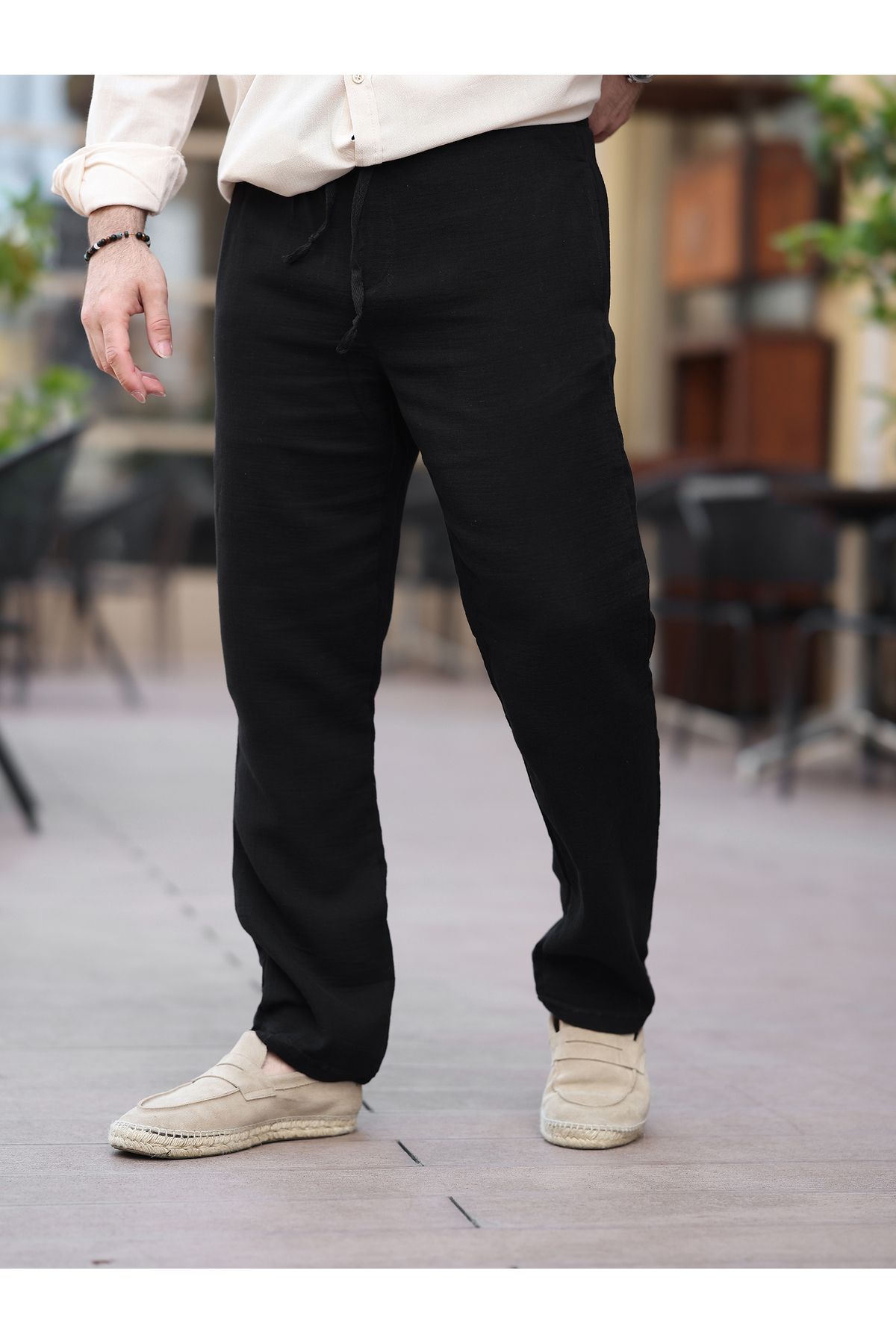 BASEL.CO Müslin Kumaş Hafif Rahat Jogger