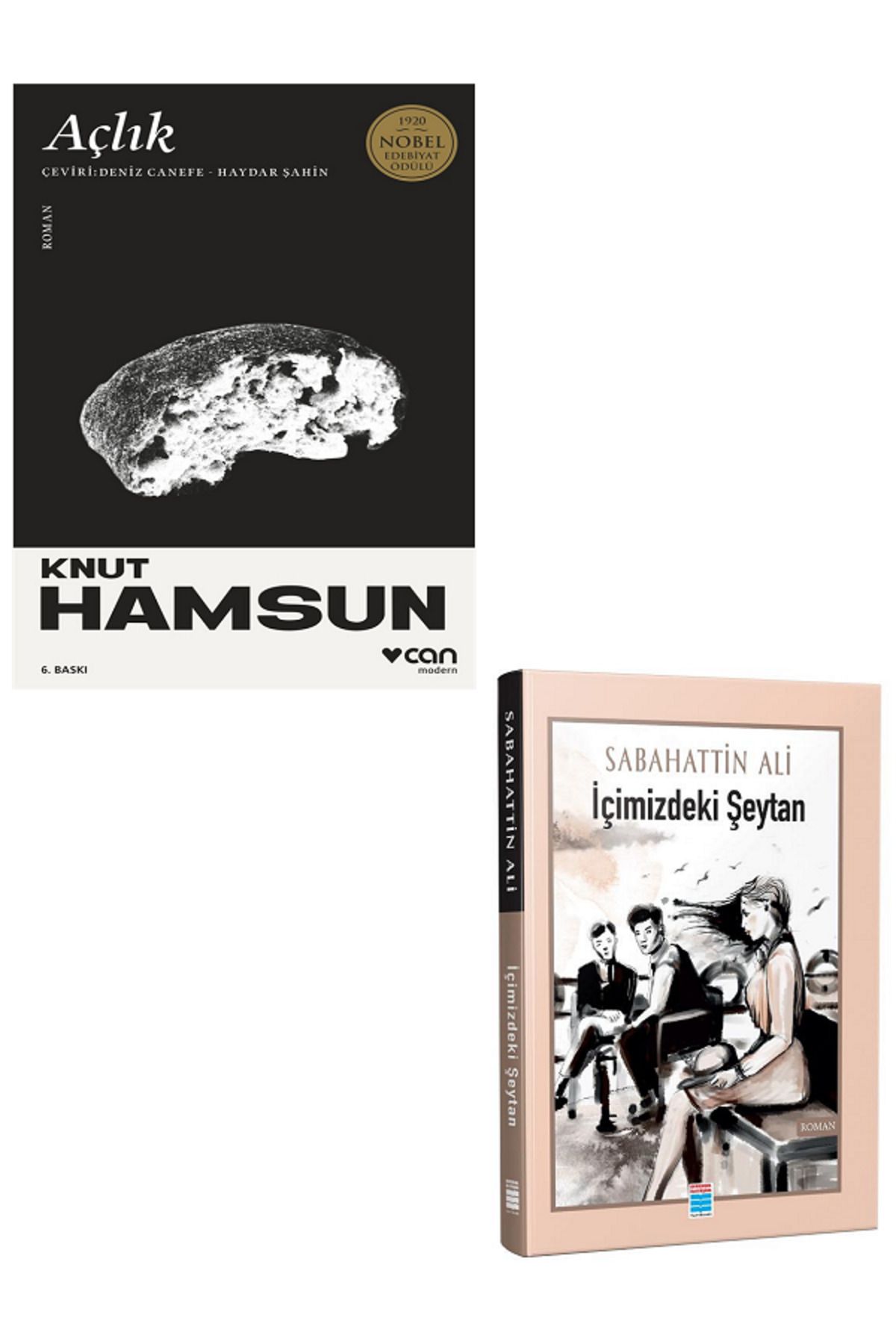 Evrensel İletişim Yayınları Açlık + İçimizdeki Şeytan / 2 KİTAP SET