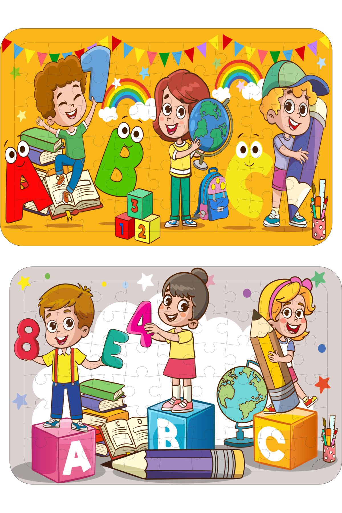 Eğlenceli tasarımlar ÇOCUK PUZZL