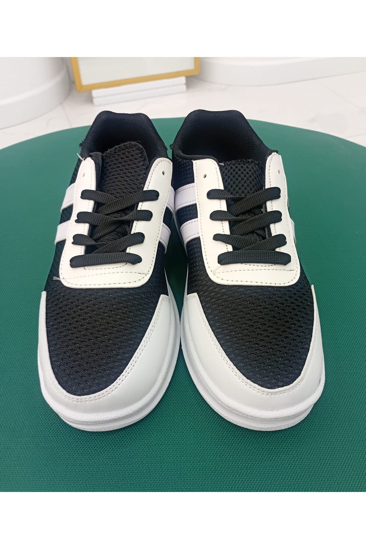 Klay Shoes İki Bantlı Unisex Günlük Hafif Taban Sneaker Spor Ayakkabı