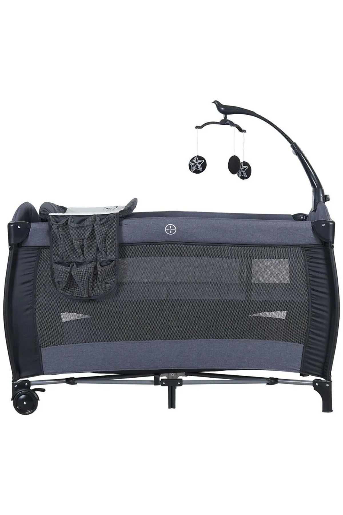 Sunny Baby 70*120 Sallanır Dönenceli Alt Açmalı Oyun Parkı Park Yatak+ Yatak + Oyuncak fotoğrafı 2 (önizleme)