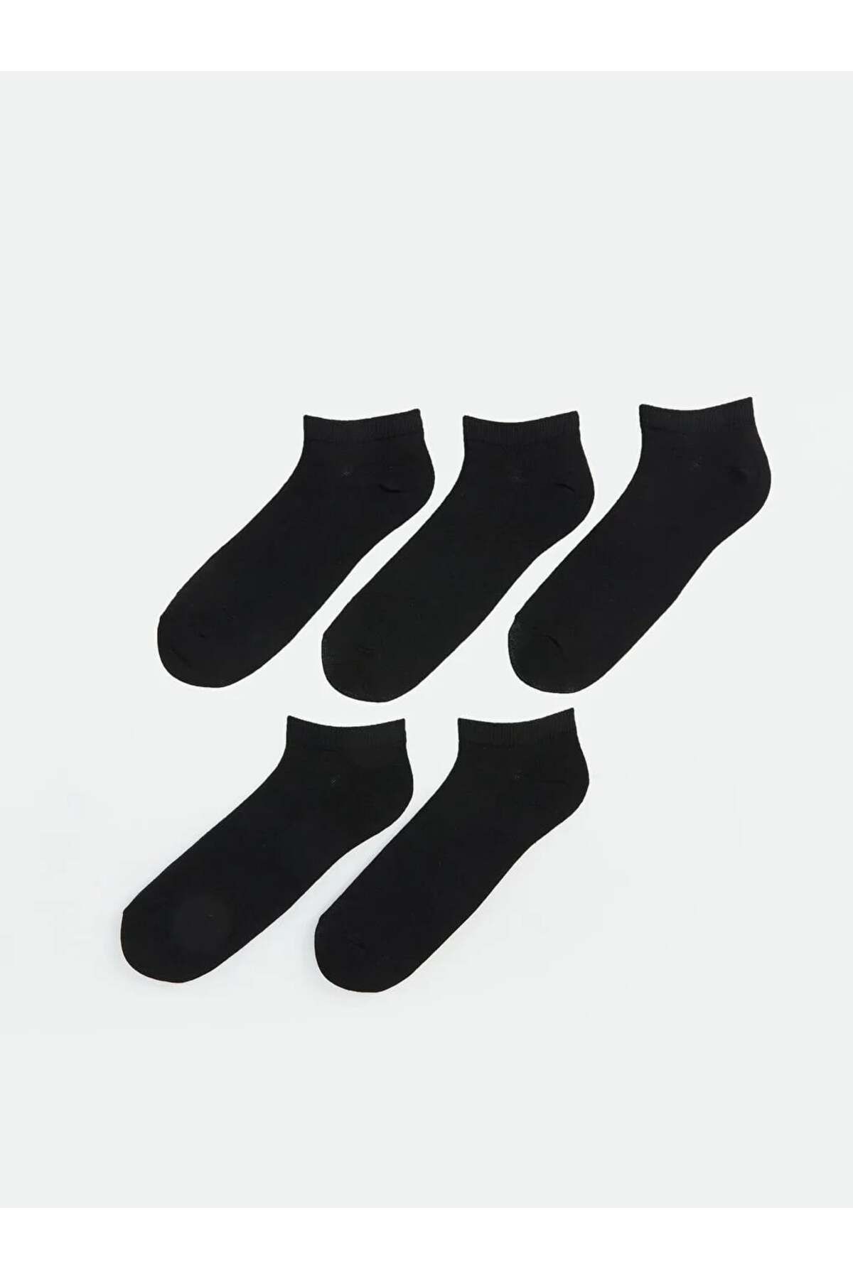 LC Waikiki LCW ACCESSORIES Siyah Erkek Patik Çorap 5'li