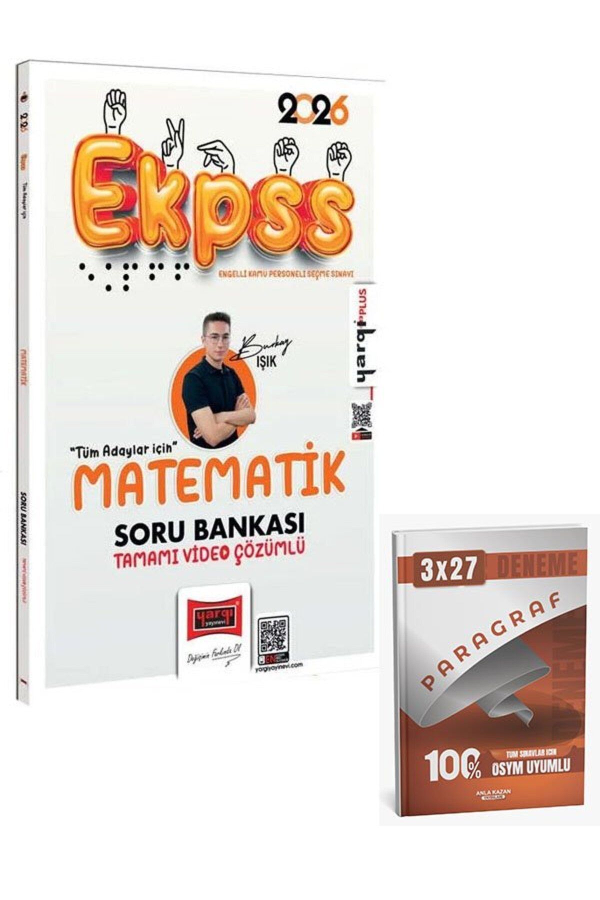 Anla Kazan Yayınları Yargı 2026 EKPSS Matematik Soru Bankası Çözümlü+Anla Kazan Paragraf