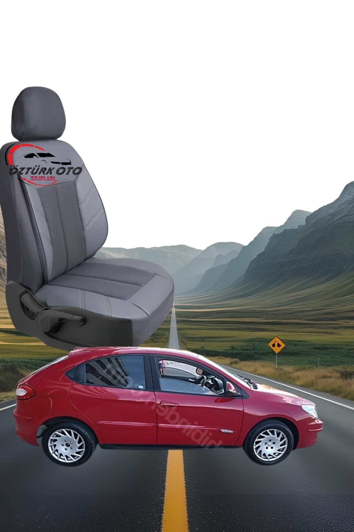 MEVLÜT ÖZTÜRK OTO KILIFLARI Akik Serisi Chery Chance Tam Set Oto Koltuk Kılıfı