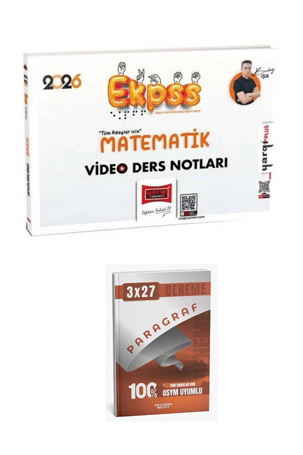 Anla Kazan Yayınları Yargı 2026 EKPSS Matematik Video Ders Notları+Anla Kazan Paragraf