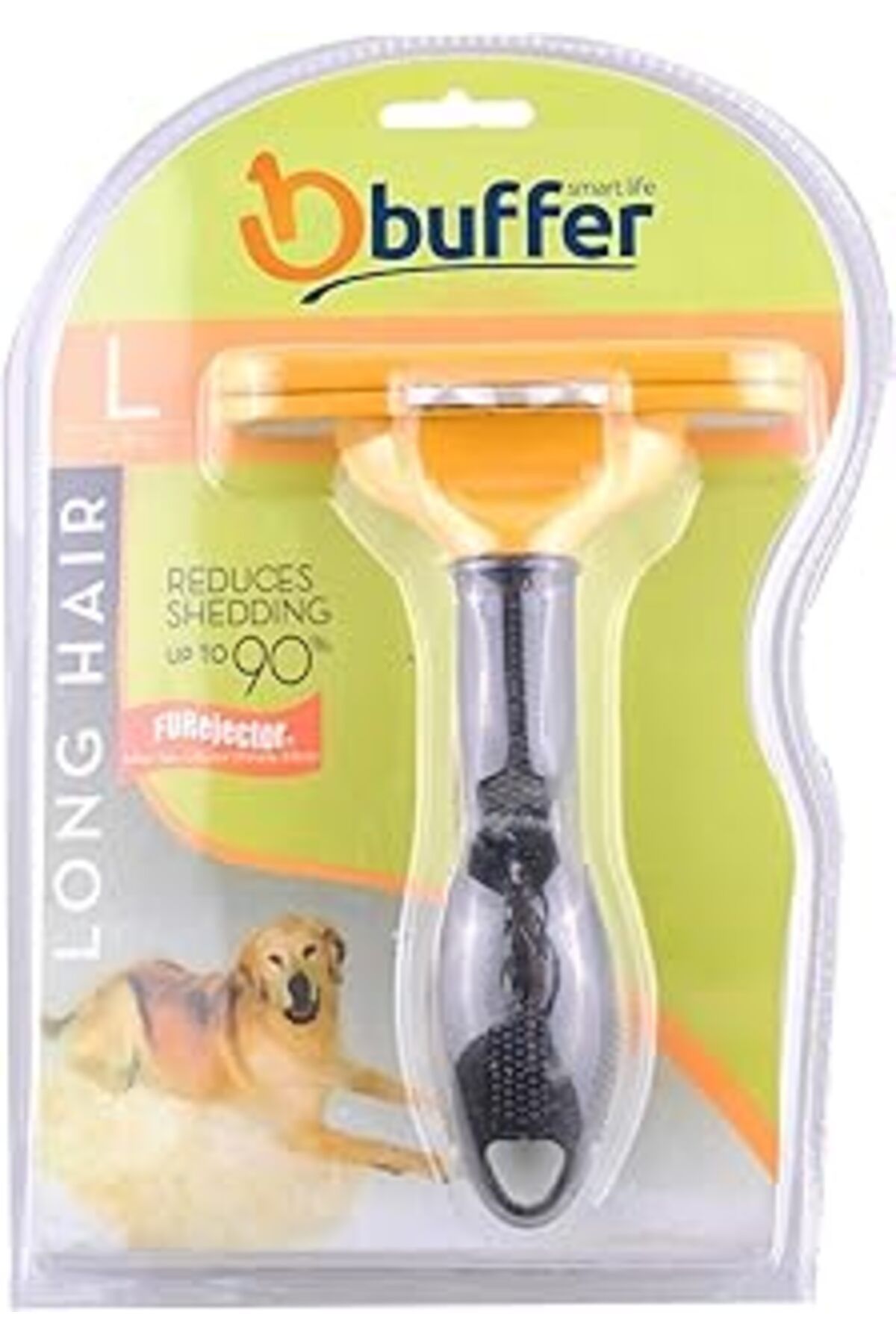 Mu Art Ahşap 5Dm-23 Kg Üzeri Uzun Tüylü Köpekler İçin Tüy Toplayıcı Ergonomik Tarak