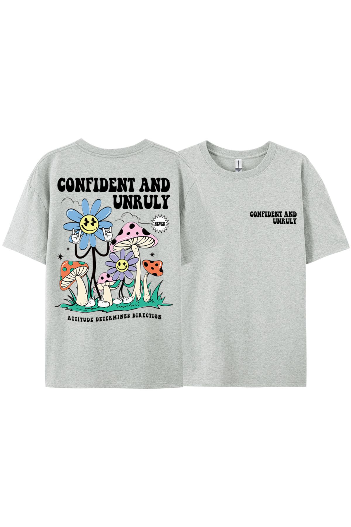 StartMore Y2k Vintage Tişört Tee Kendinden emin ve kaba tutum belirler yön