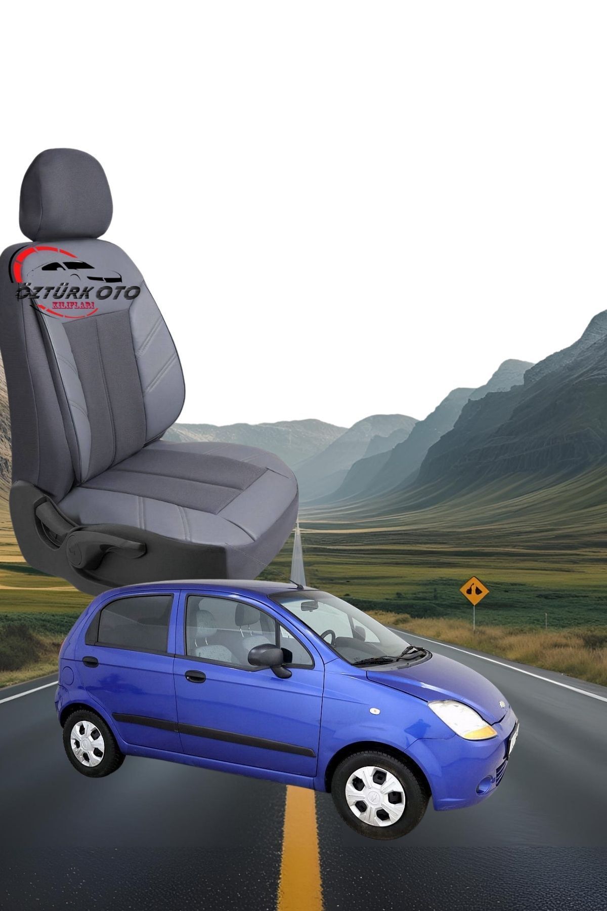 MEVLÜT ÖZTÜRK OTO KILIFLARI Akik Serisi Chevrolet Spark Tam Set Oto Koltuk Kılıfı