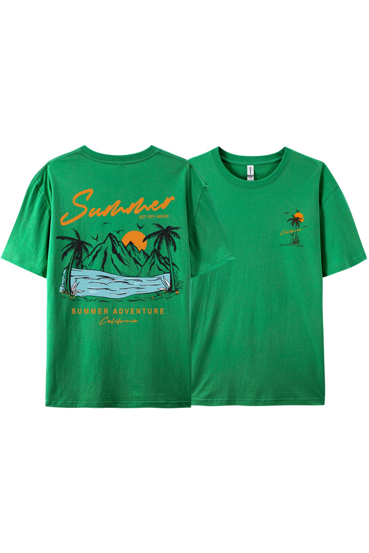 StartMore Y2k Vintage Tişört Tee Yaz tekrar Set macera California