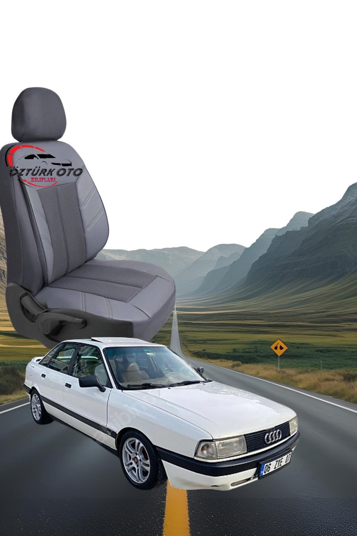 MEVLÜT ÖZTÜRK OTO KILIFLARI Akik Serisi Audi 80 Tam Set Oto Koltuk Kılıfı