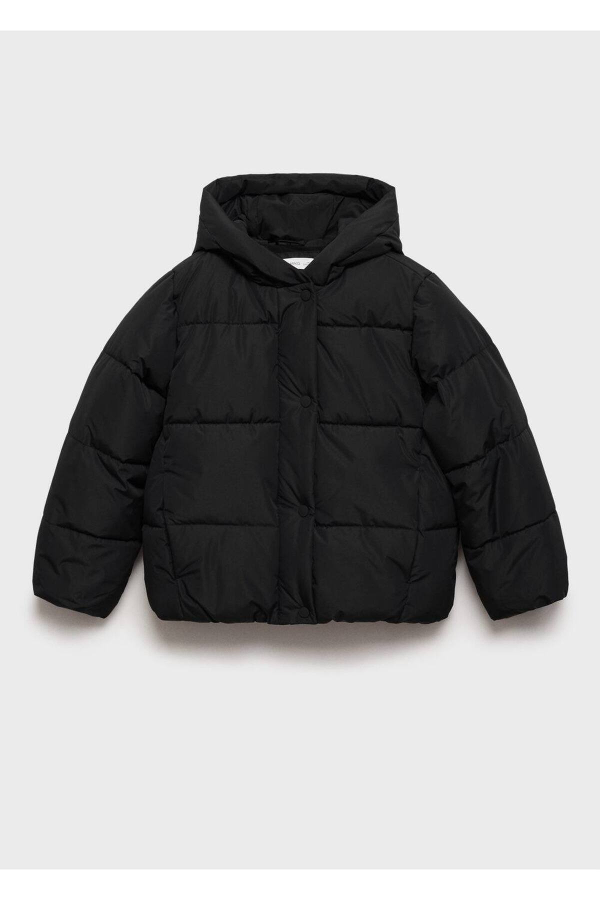 مانگو کیدز پالتو کلاه دار آستردار لحافی