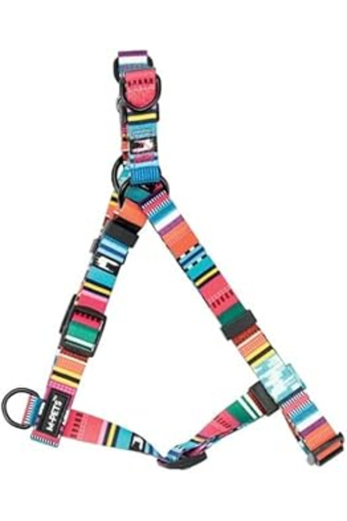 Mu Art Ahşap M-Pets Urban Style Jazz Stripes Göğüs Tasması S